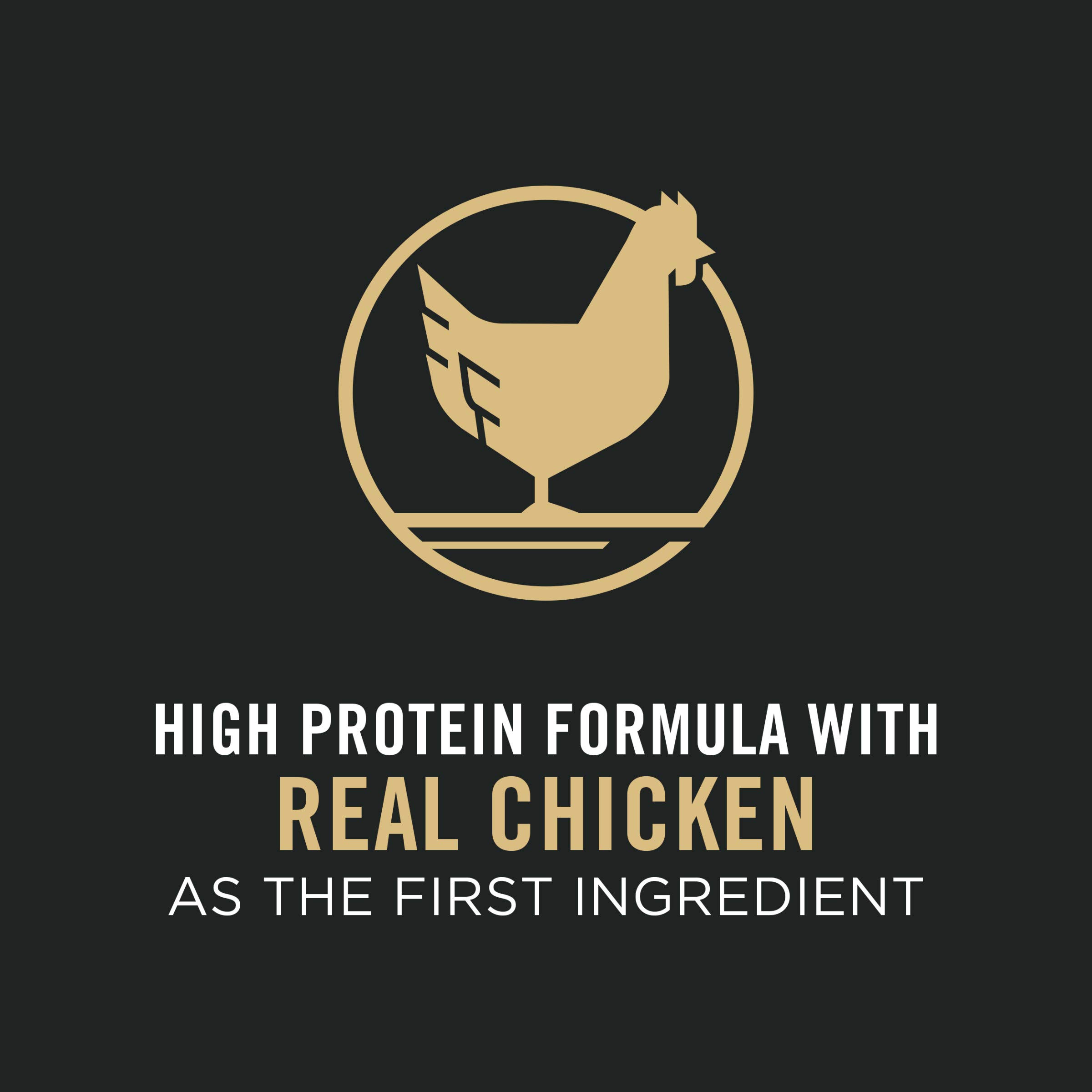 Purina Pro Plan Small Breed Dry Dog Food - Chicken & Rice Formula with Live Probiotics for Digestive Health - 18 lb Bag - Perfect for Toy & Miniature Dogs at Home or Travel