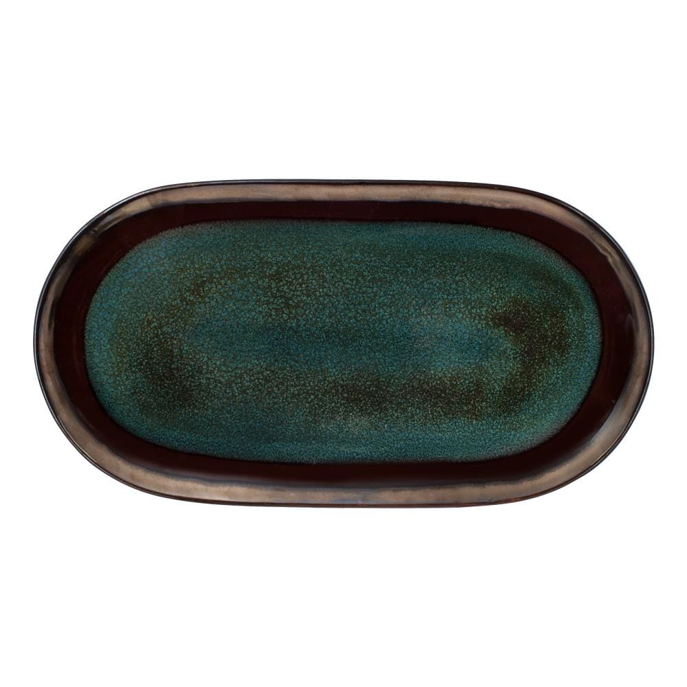 Premium Jade Oval Platter - Elegant Serving Tray for Sushi, Appetizers & Home Decor | Handcrafted Stone Dish for Parties, Dining & Gift Giving