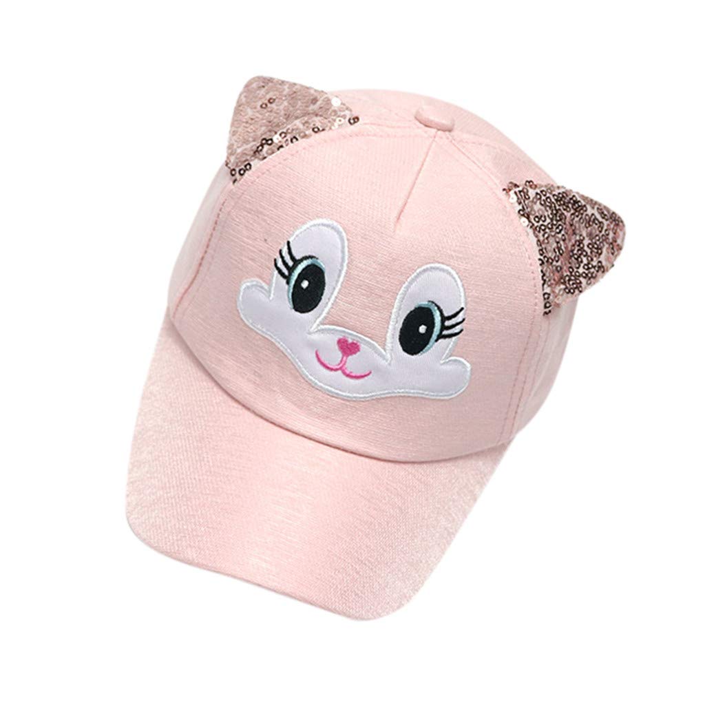 Boys Bunny Baseball Cap - Winter Cartoon Hat for Kids & Babies