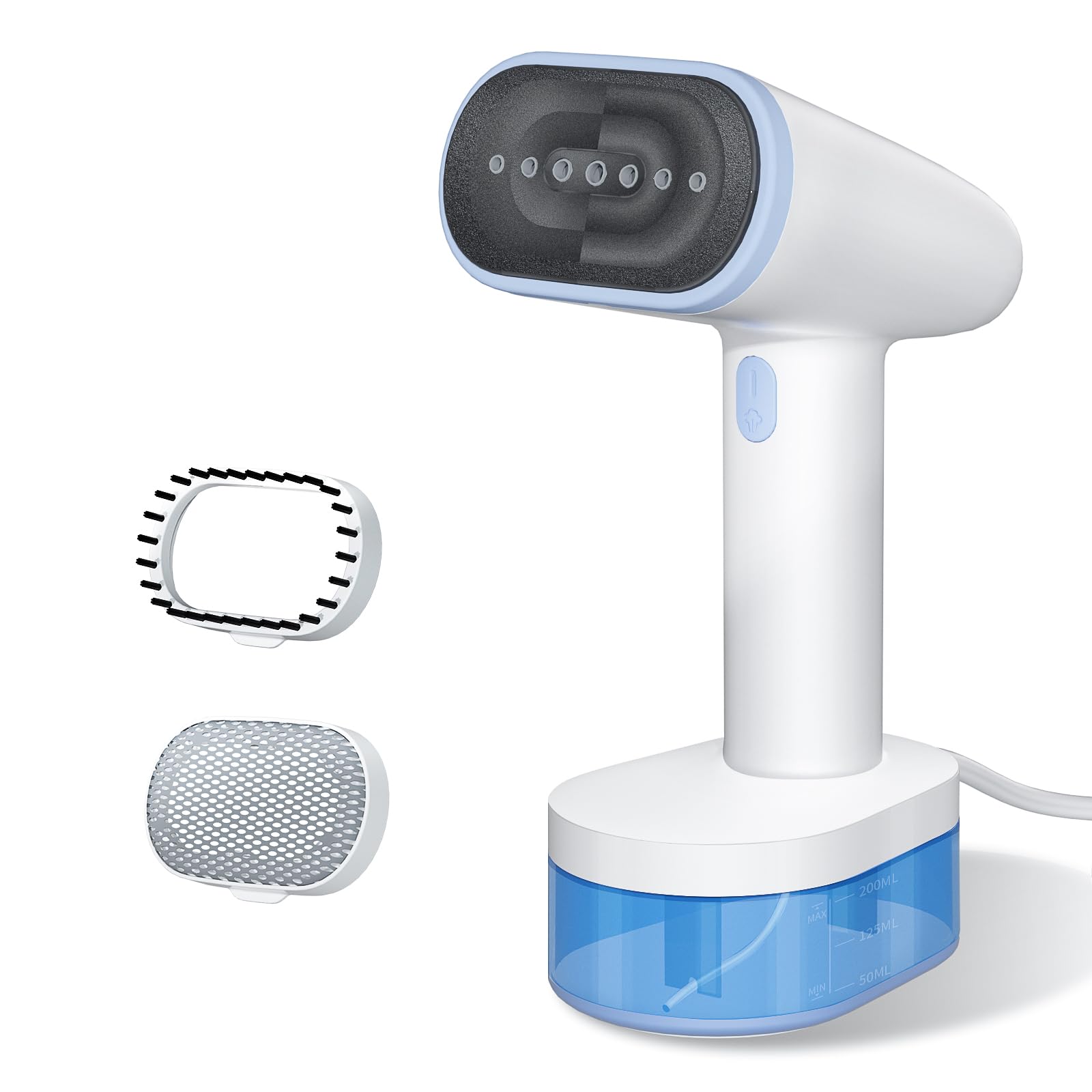 YASHE 1500W Portable Handheld Clothes Steamer - 20s Fast Heat-up, 250ml Large Water Tank, 2-in-1 Horizontal & Vertical Steaming, Auto Shut-off, Compact & Self-Cleaning - Perfect for Home, Office, Travel & Quick Outfit Refresh