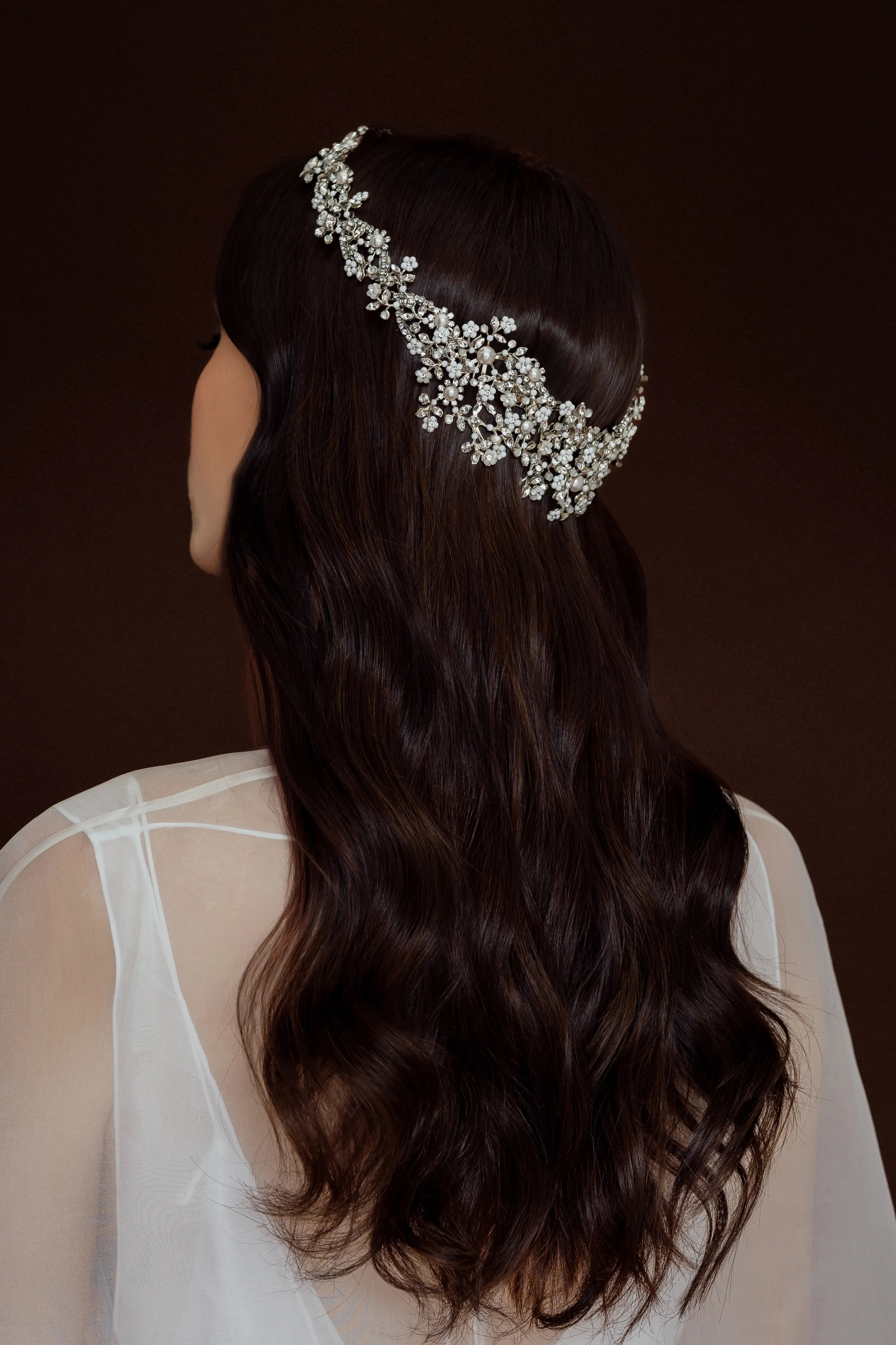 Whispers of Neruda Halo - Elegant Handcrafted Jewelry for Women | Perfect for Weddings, Parties & Special Occasions