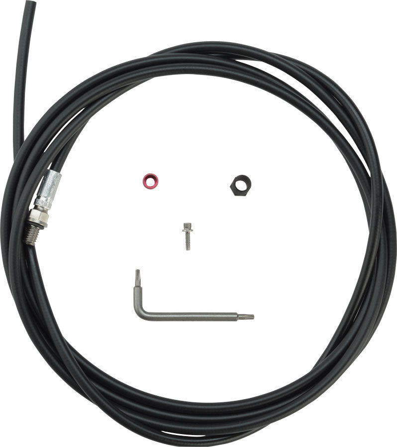 Avid Elixir Hydraulic Brake Line Kit - Compatible with Elixir 5/R/CR/X0/Mag (2012+ Models) - 2 Meter Black Brake Hose - Perfect for MTB, Trail & Enduro Bikes