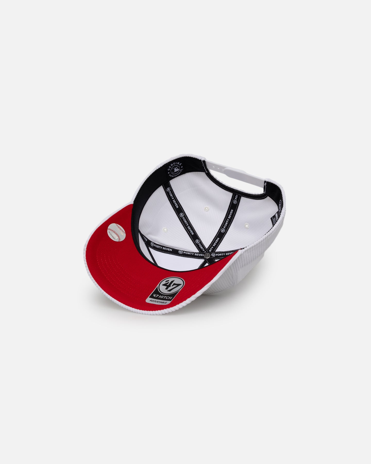 47 Brand Los Angeles Dodgers Thick Corduroy Hitch Snapback Coconut Hat - Stylish Baseball Cap for Men & Women, Perfect for Sports Games, Casual Outfits and Streetwear Fashion