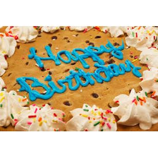 Giant Cookie Cake - Large Homemade Style Edible Cookie for Birthdays, Parties & Celebrations | Perfect Gift for Cookie Lovers