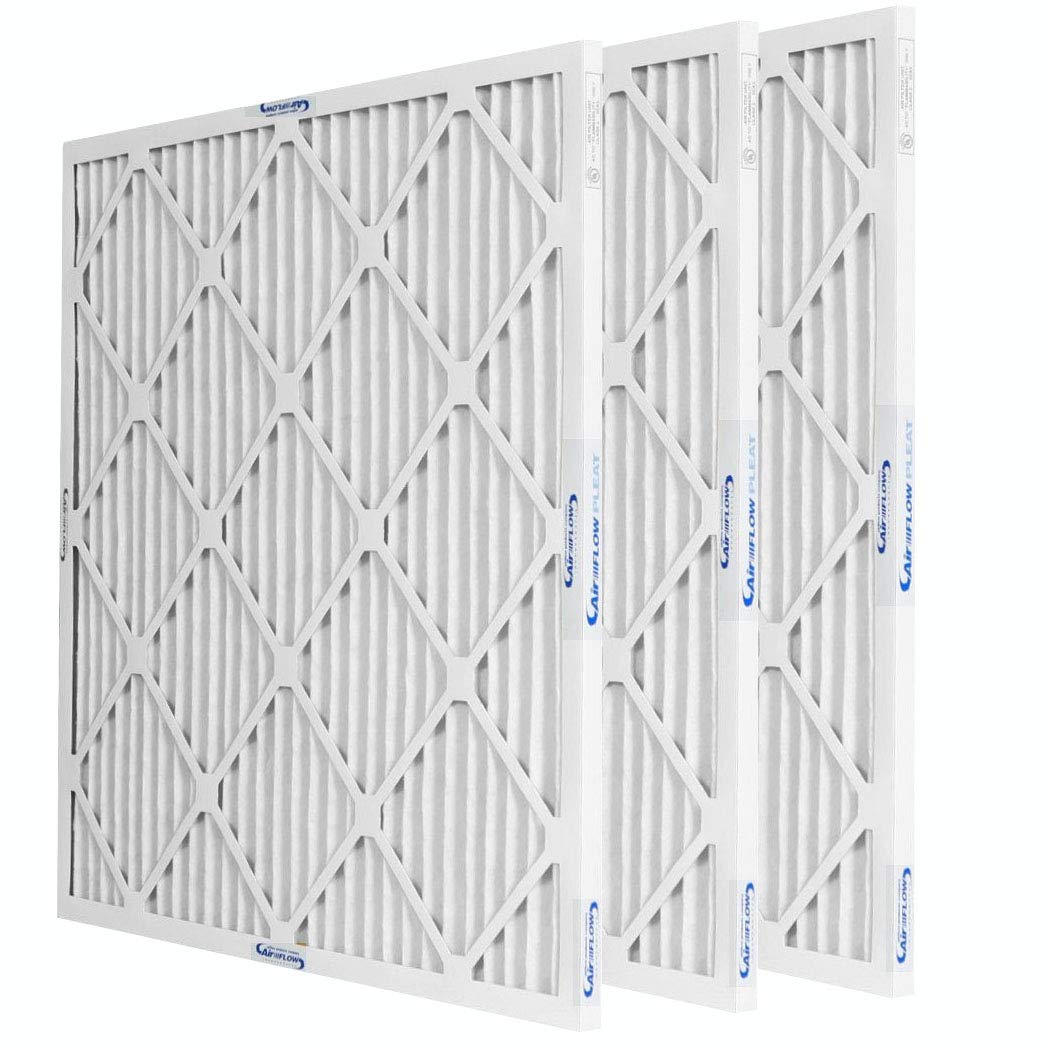 12x24x1 MERV 13 High Efficiency Pleated Air Filter for Home AC Furnace - 12 Pack - Traps Dust, Pollen, Pet Dander - Ideal for Allergy Relief & Cleaner Indoor Air