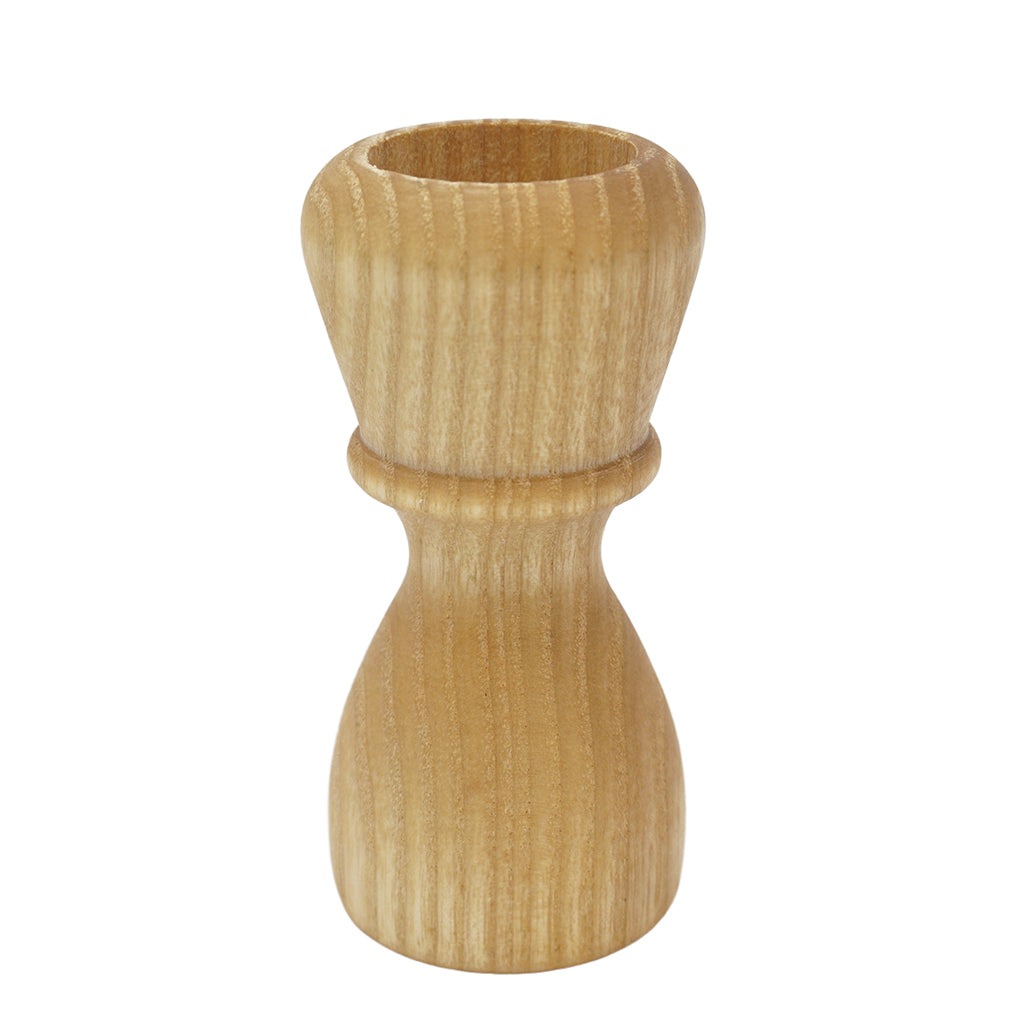 Premium FSC Certified Natural Wood Shaving Brush Handle - Fits 24mm & 26mm Knots - Perfect for Wet Shaving & Men's Grooming Routine