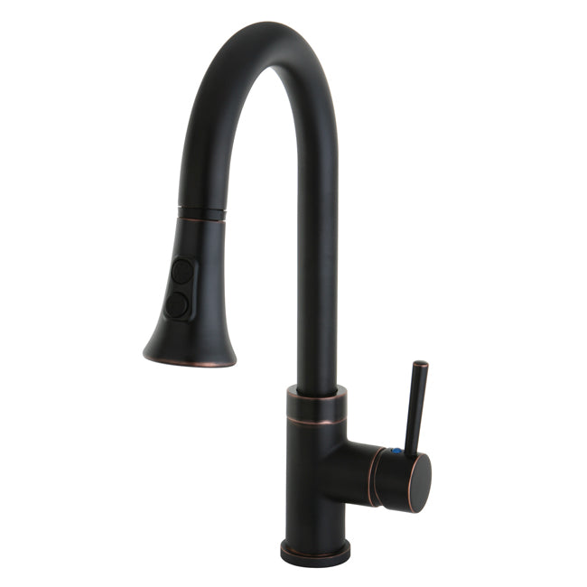 Single Handle Pull Down Spray Kitchen Faucet - Modern Stainless Steel Sink Faucet with High Arc Spout for Washing Dishes & Cooking | Perfect for Home, Restaurant & Commercial Kitchens