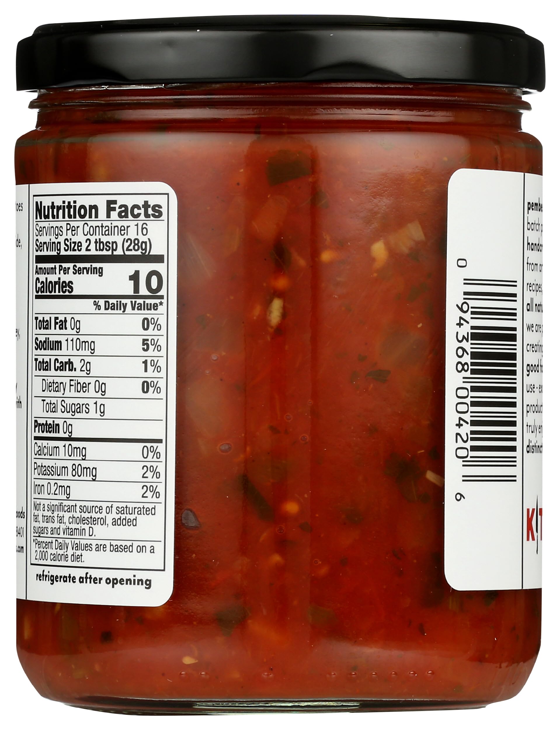 PEMBERTONS Red Tomato Salsa, 16 oz Jar - Authentic Mexican Salsa for Tacos, Nachos, Chips & More | Gluten-Free & Vegan Friendly
