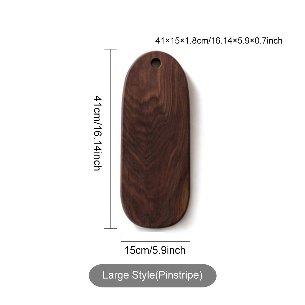Premium Walnut Wood Chopping Board - Durable Solid Wood Cutting Board for Kitchen, Vegetables, Fruits, Bread & Cheese - Perfect for Food Prep, Serving Charcuterie & Entertaining