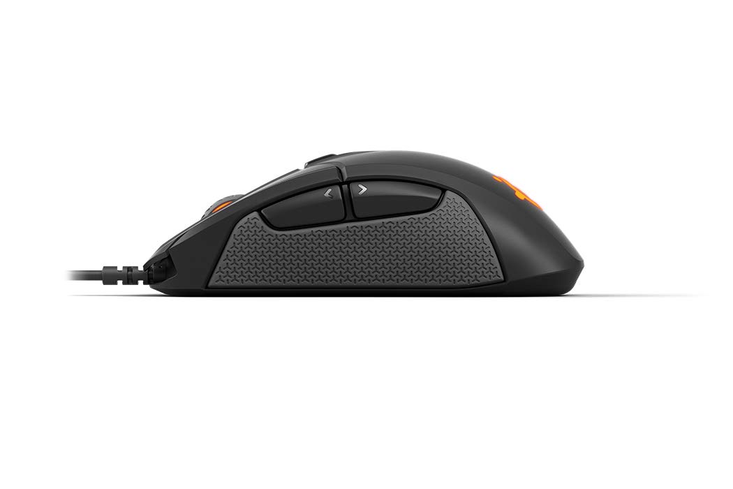 SteelSeries Rival 310 Optical Gaming Mouse - RGB Lighting, 6 Programmable Buttons, Rubber Grip Sides, On-Board Memory - Black - Perfect for FPS, MOBA & Esports Gaming