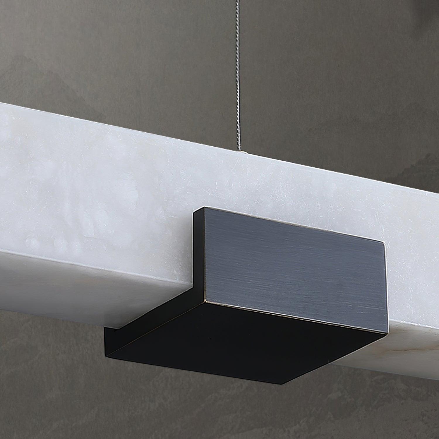 Elegant Alabaster Pendant Light - Modern Handcrafted Glass Ceiling Lamp for Dining Room, Kitchen Island & Bedroom Lighting