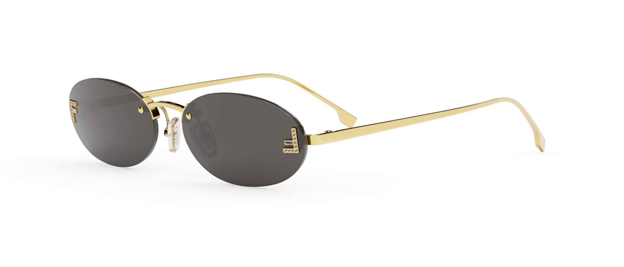Fendi First Crystal FE4075US Sunglasses - Luxury Designer Shades for Women - UV Protection & Fashion Statement - Perfect for Beach, Travel & Everyday Wear