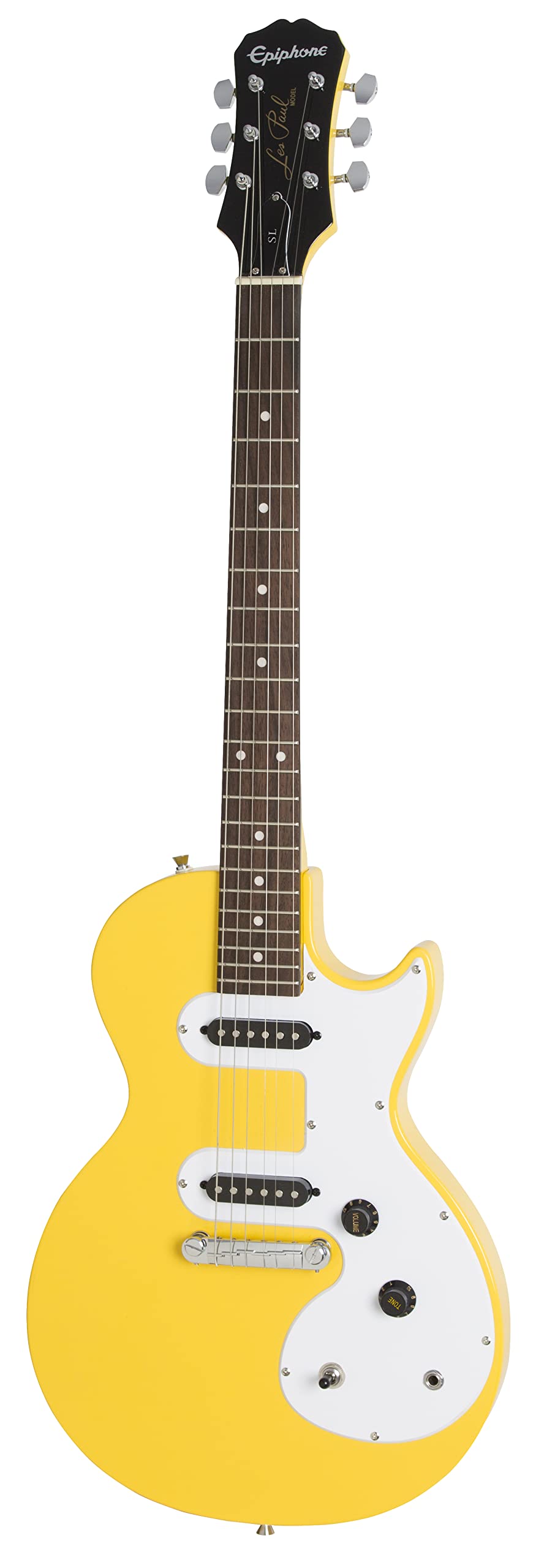Epiphone Les Paul Melody Maker E1 Electric Guitar - Sunset Yellow Finish | Lightweight Mahogany Body, Single-Coil Pickup | Perfect for Beginners, Practice & Live Performances