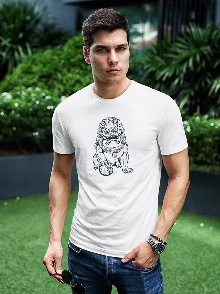 Oriental Dragon T-Shirt for Men - Casual & Streetwear Style