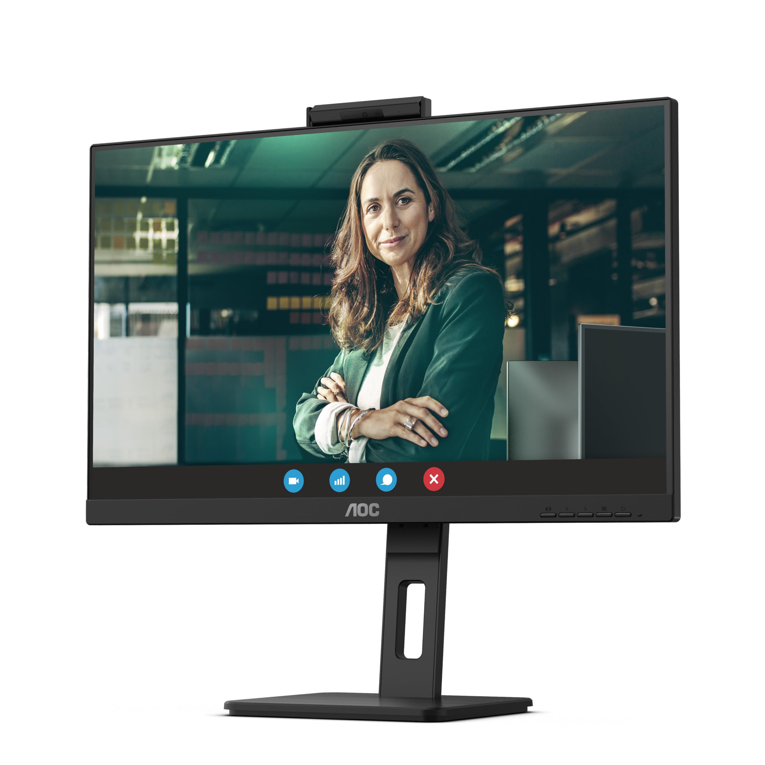 AOC 24P3QW 24-Inch IPS Monitor - Full HD 1080p, 75Hz, VESA Mountable, Ultra-Thin Bezels - Perfect for Home Office, Gaming & Entertainment