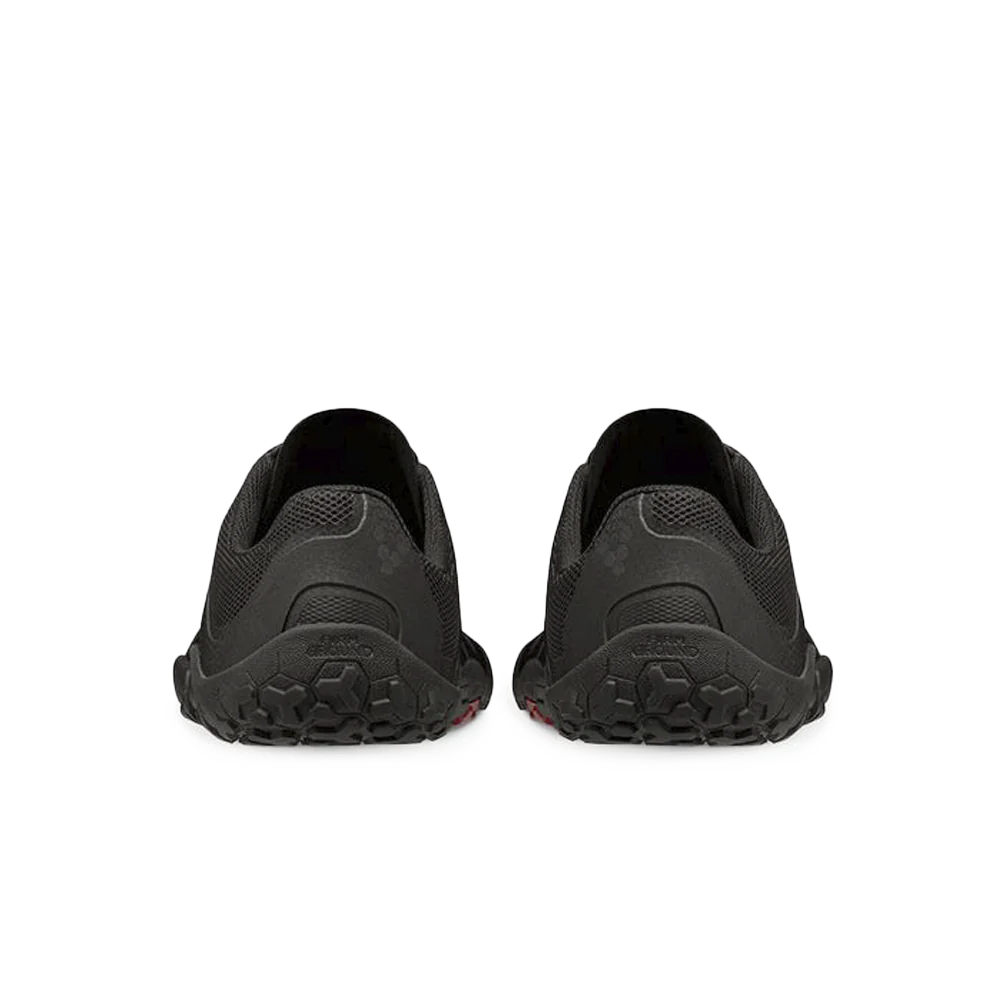 Vivobarefoot Primus Trail II FG Men's Barefoot Shoes - Obsidian Color | Lightweight & Flexible for Trail Running, Hiking & Outdoor Adventures
