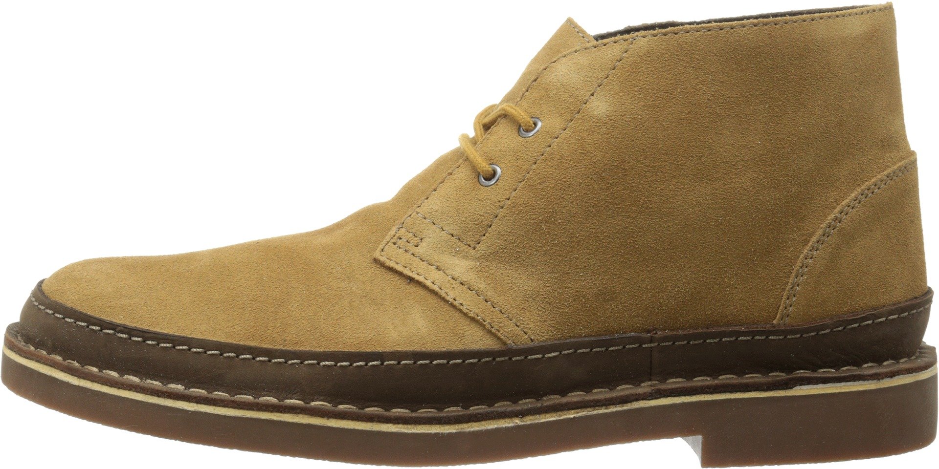 Clarks Men's Bushacre Rand Leather Chukka Boots - Comfortable & Stylish for Casual Wear, Work & Outdoor Activities