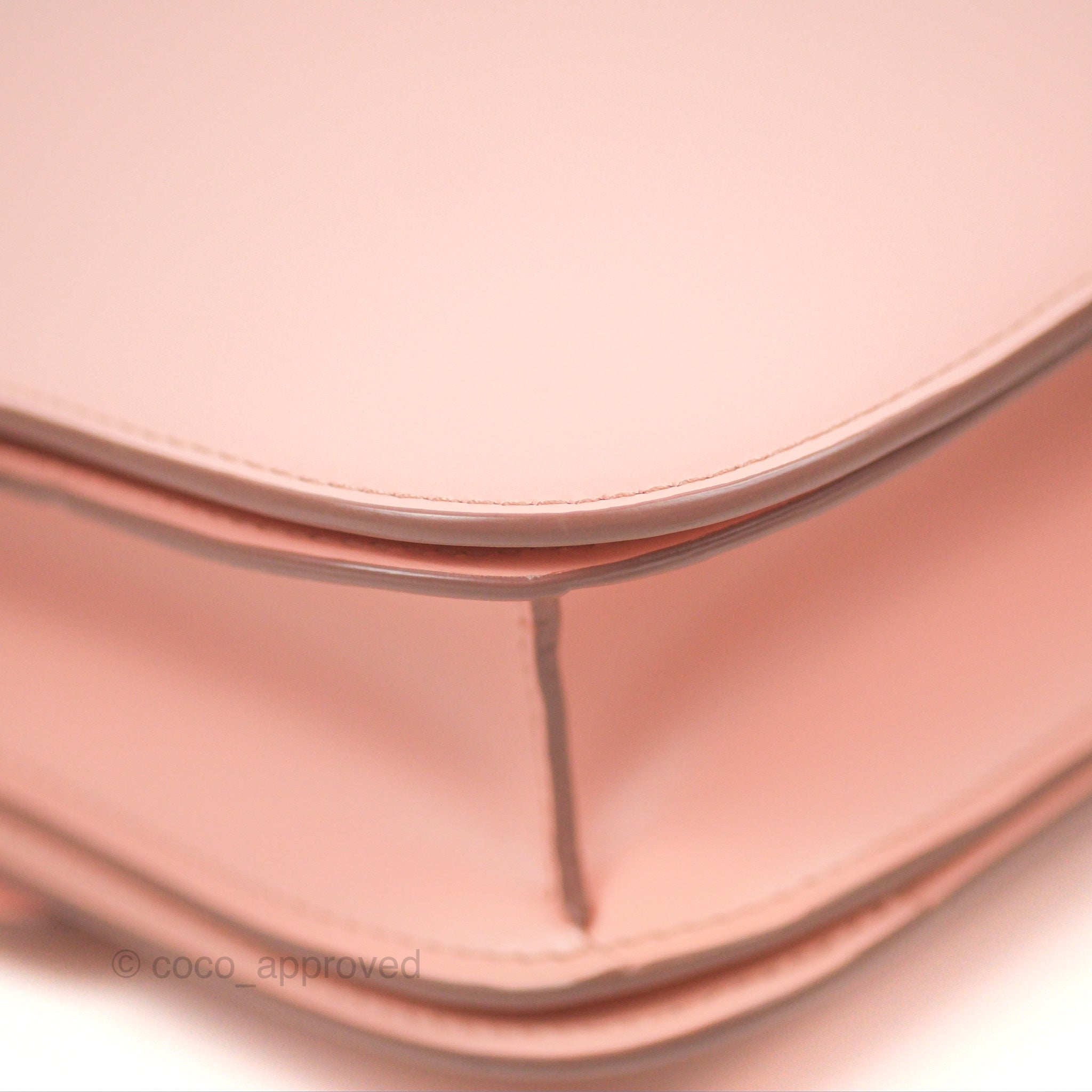 Celine Medium Classic Box Bag in Light Pink Box Calfskin with Silver Hardware - Perfect for Work, Travel & Everyday Luxury