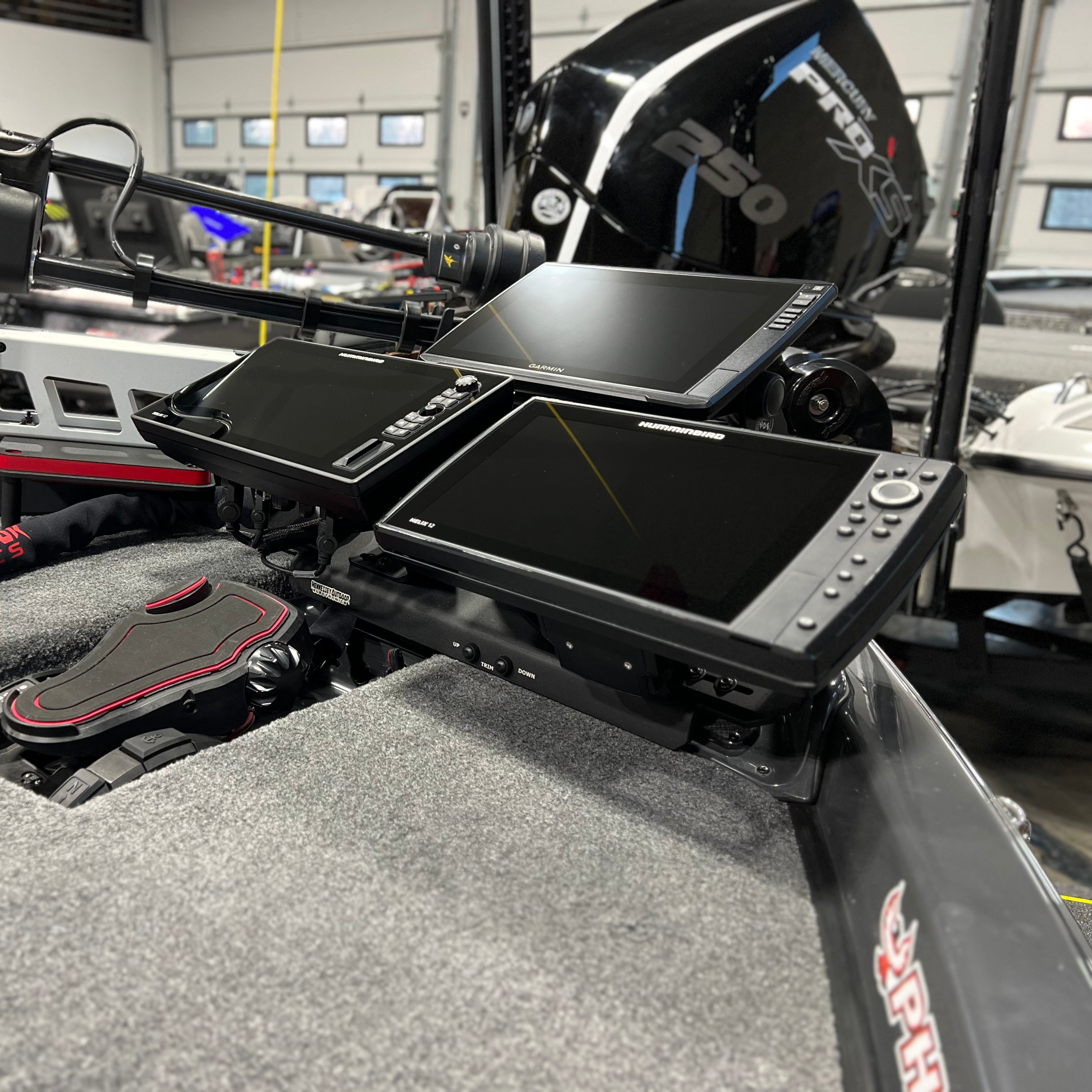 H.O.E. Triple Bow Mount System for Phoenix PHX Plastic Boats 2021+ | Durable Boat Accessory for Fishing & Water Sports