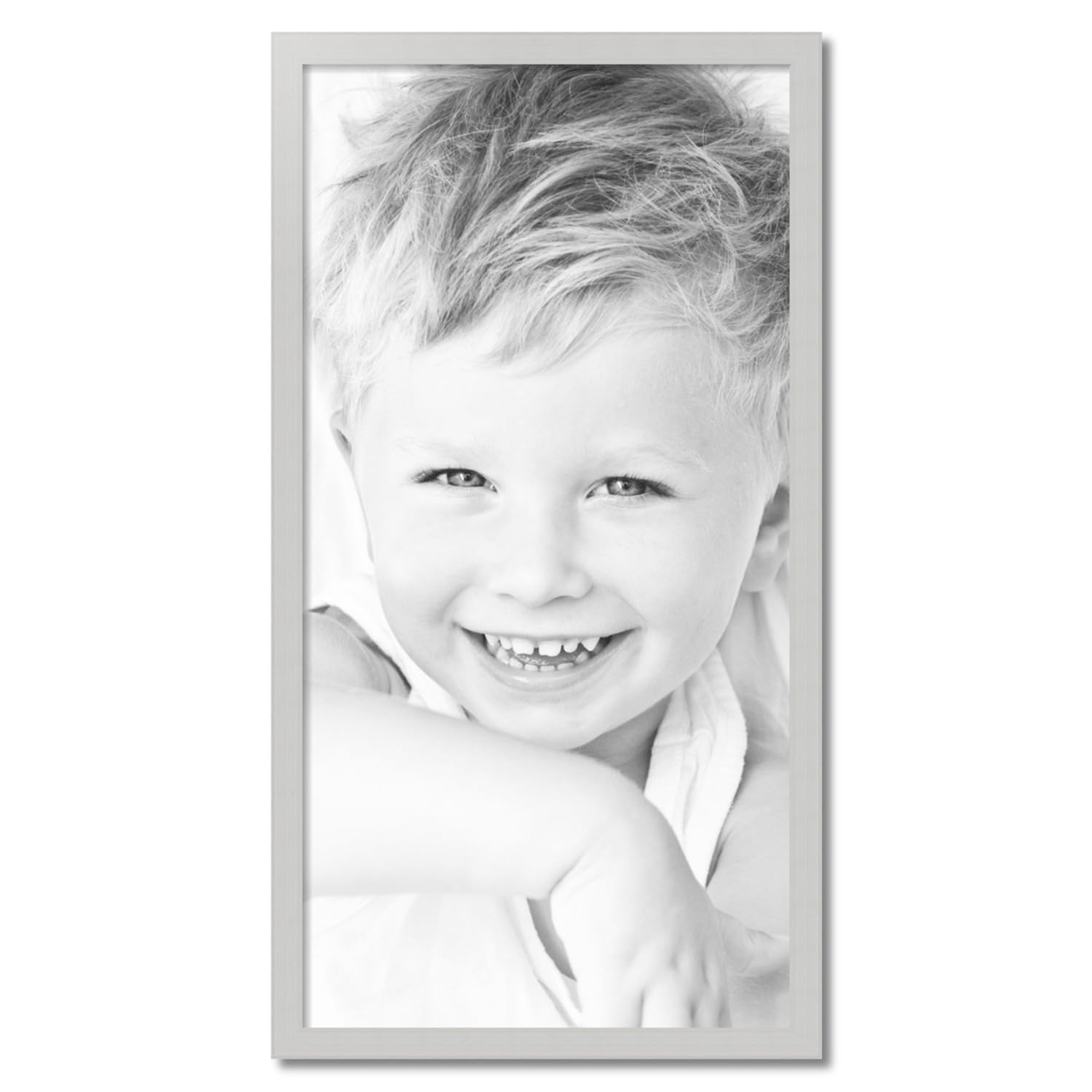 ArtToFrames 23x45 Inch White Picture Frame - 1.5 Inch Custom Wood Poster Frame for Wall Art, Photos & Posters - Includes Economy Acrylic - Perfect for Home Decor, Office Display & Gallery Walls
