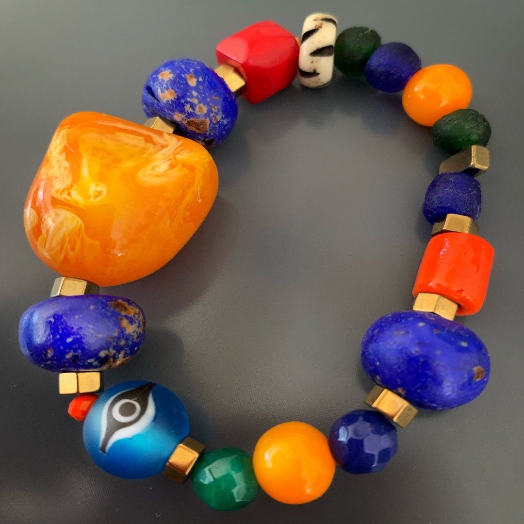 Evil Eye Beaded Bracelet for Women - Multicolor Protection Charm Jewelry for Good Luck & Positive Energy | Perfect for Gifts, Everyday Wear & Spiritual Healing