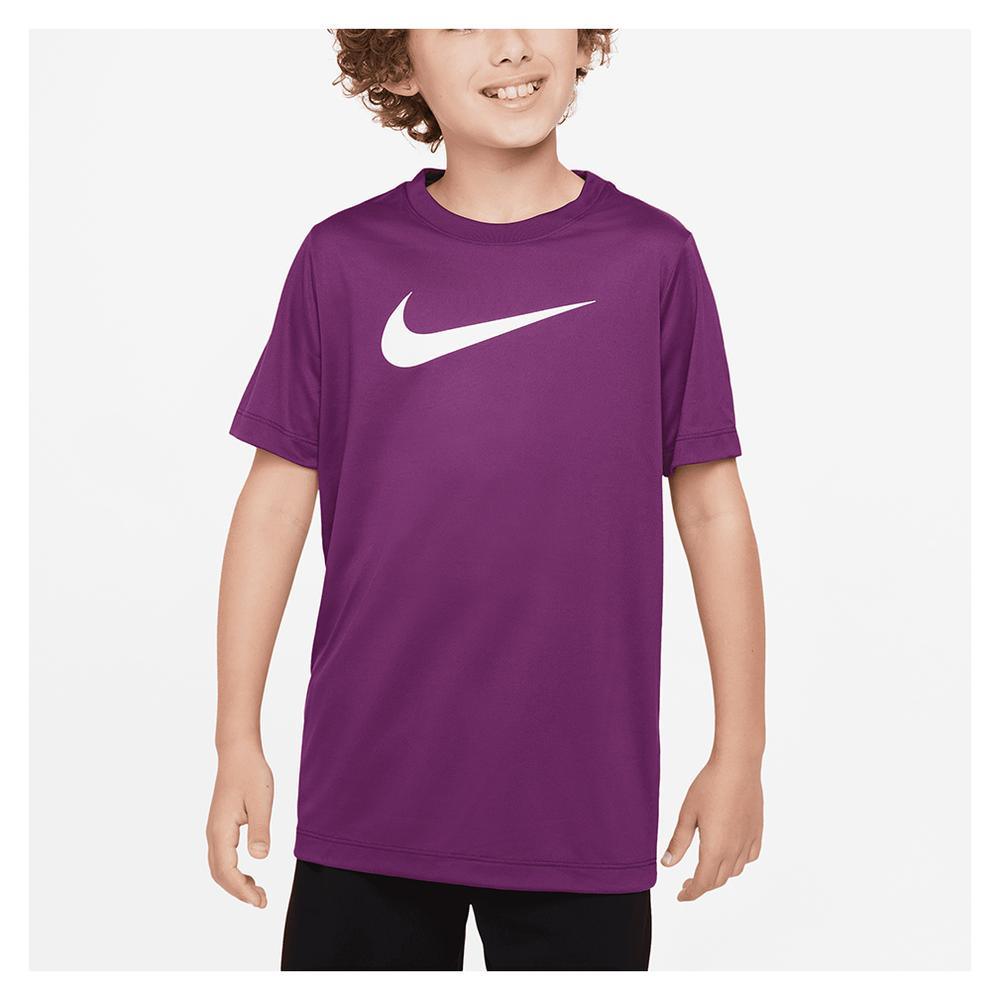 Boys' Dri-FIT Legend Performance T-Shirt - Moisture Wicking Activewear for Sports & Play