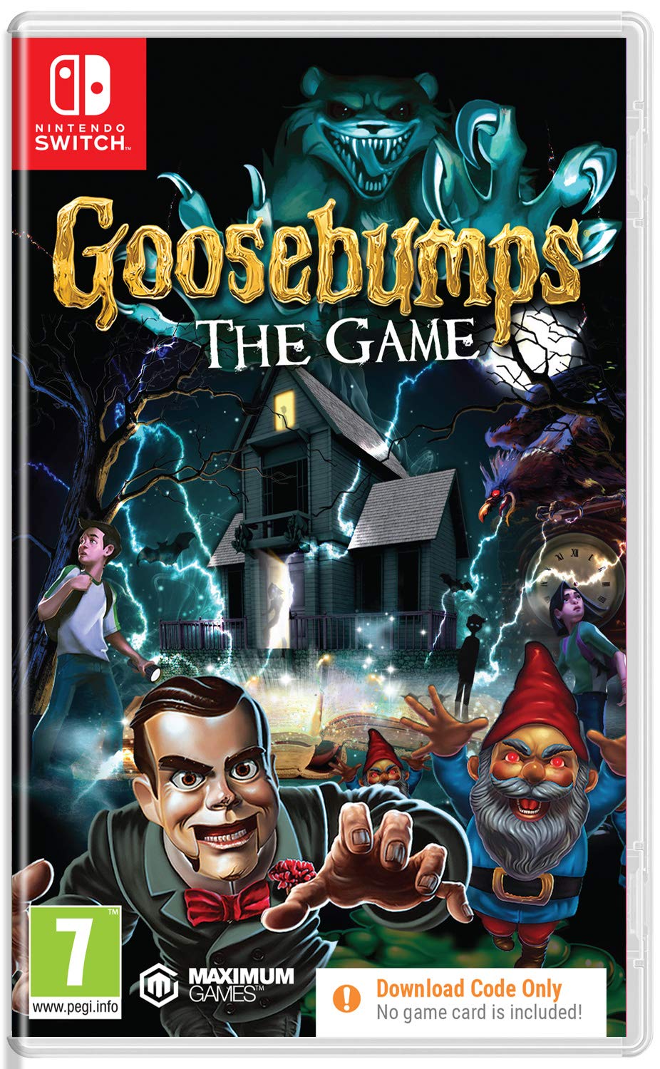 Goosebumps Horror Game for Nintendo Switch - UK Edition | Family-Friendly Scary Adventure for Halloween & Game Nights