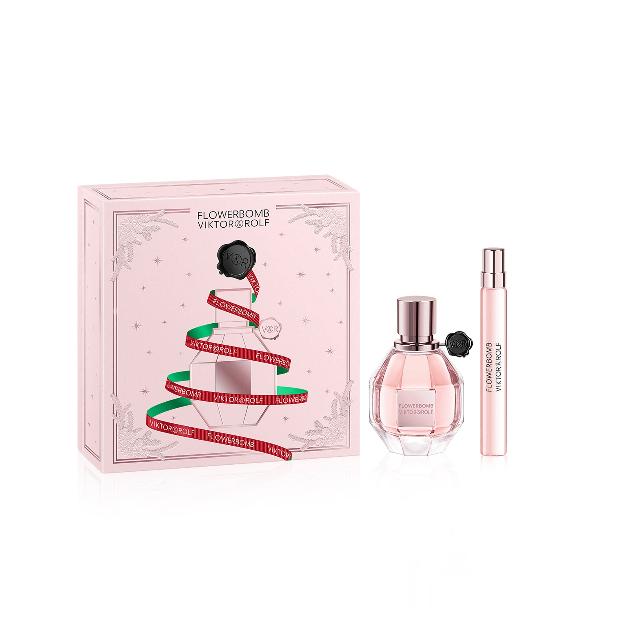 Viktor & Rolf Flowerbomb Eau de Parfum 50ml Gift Set 2022 - Luxury Women's Perfume with 10ml Travel Spray | Floral Fragrance for Date Night, Wedding & Special Occasions