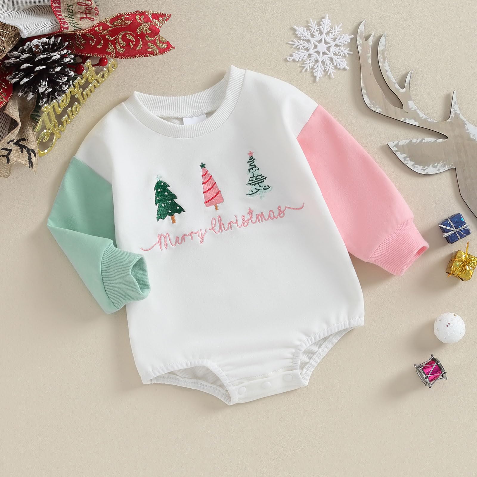Baby Santa Romper - Christmas Outfit for Boys & Girls | Winter Holiday Wear