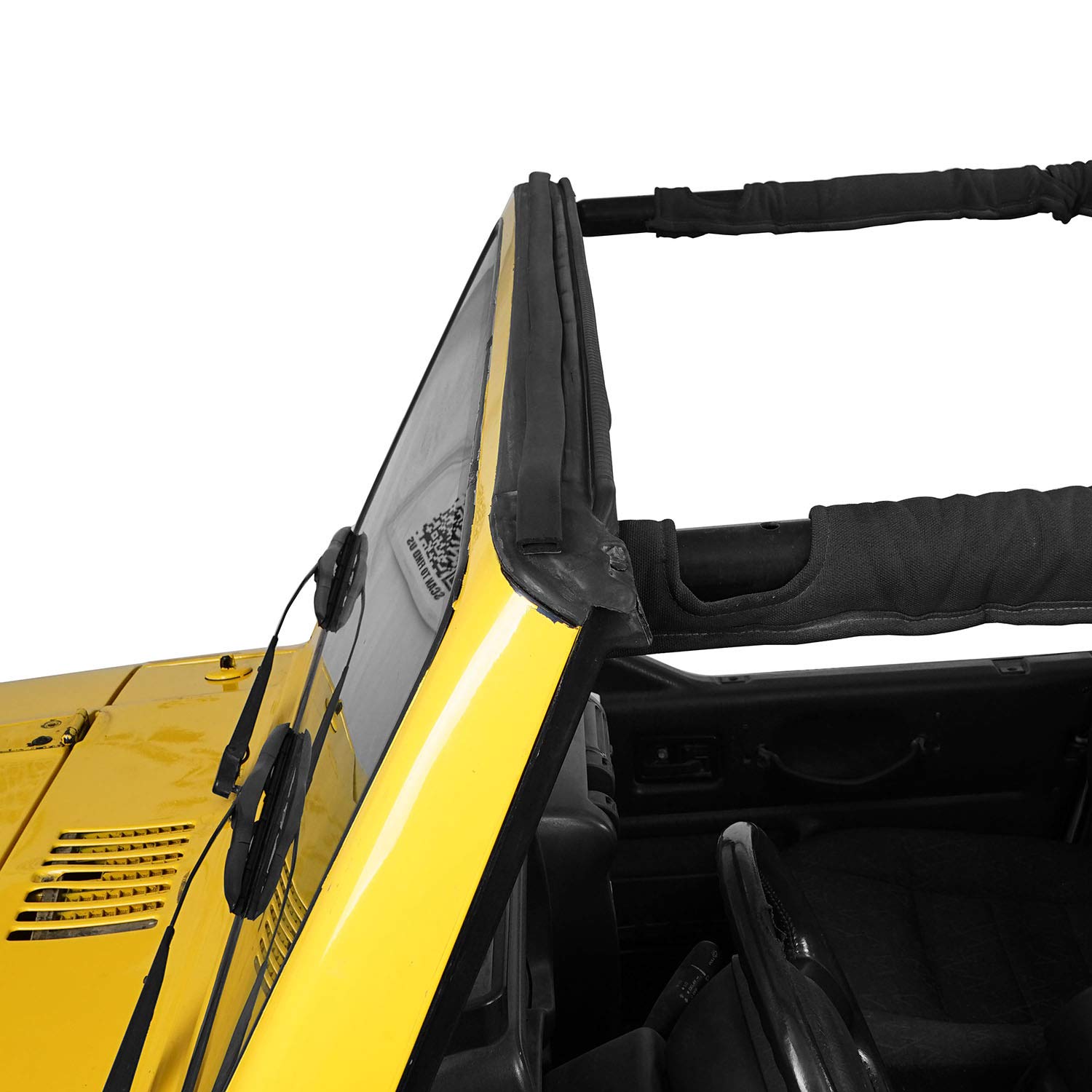 Hooke Road Wrangler Hardtop Seal Strip Kit for Jeep Wrangler TJ 1997-2006 - 3-Piece Weatherproofing Set to Reduce Wind Noise, Prevent Water Leaks & Stop Roof Rattling - Perfect for Off-Roading & Daily Commuting