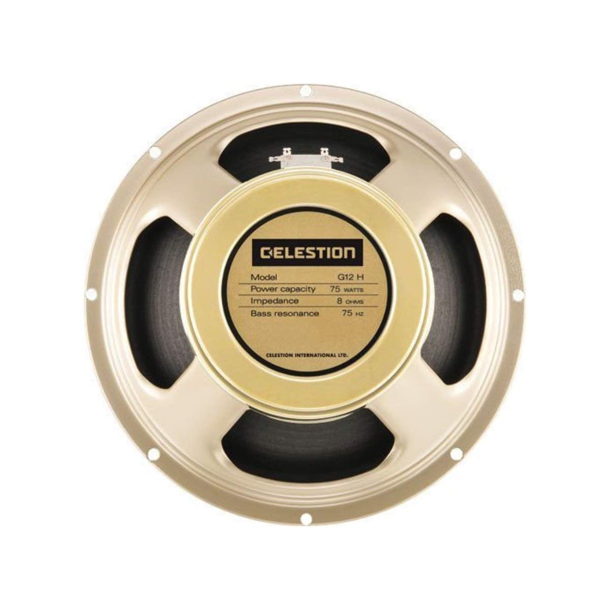 Celestion T5890 G12H-75 12-Inch Creamback Guitar Speaker | 75W 8 Ohm H-Type Heavy Magnet for Professional Guitar Amps & Recording Studios