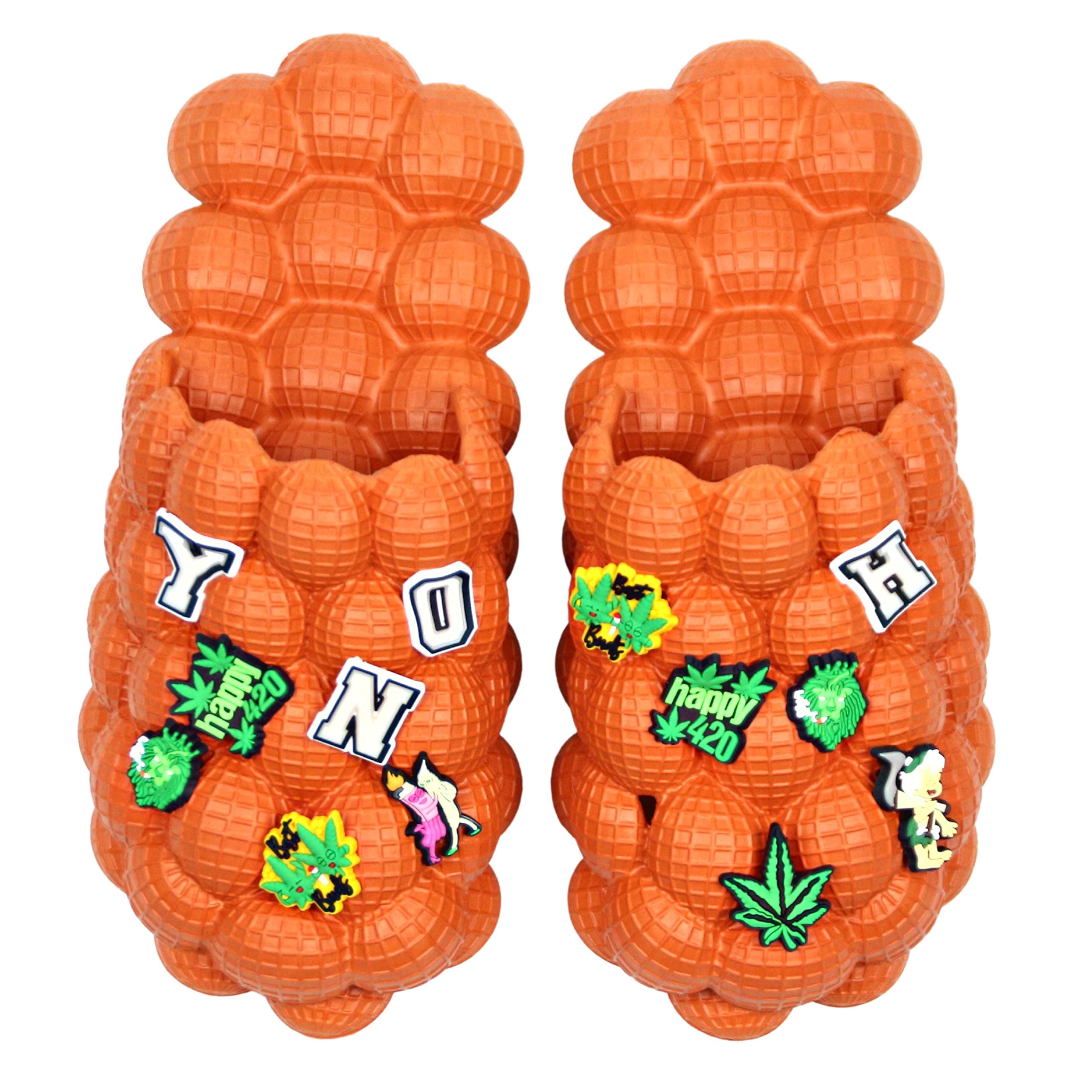 LEPHYON Bubble Slides - Soft EVA Unisex Slippers for Women & Men, Funny Massage Pillow Slides with Anti-Slip Sole - Perfect for Home, Beach, Pool & Spa Relaxation