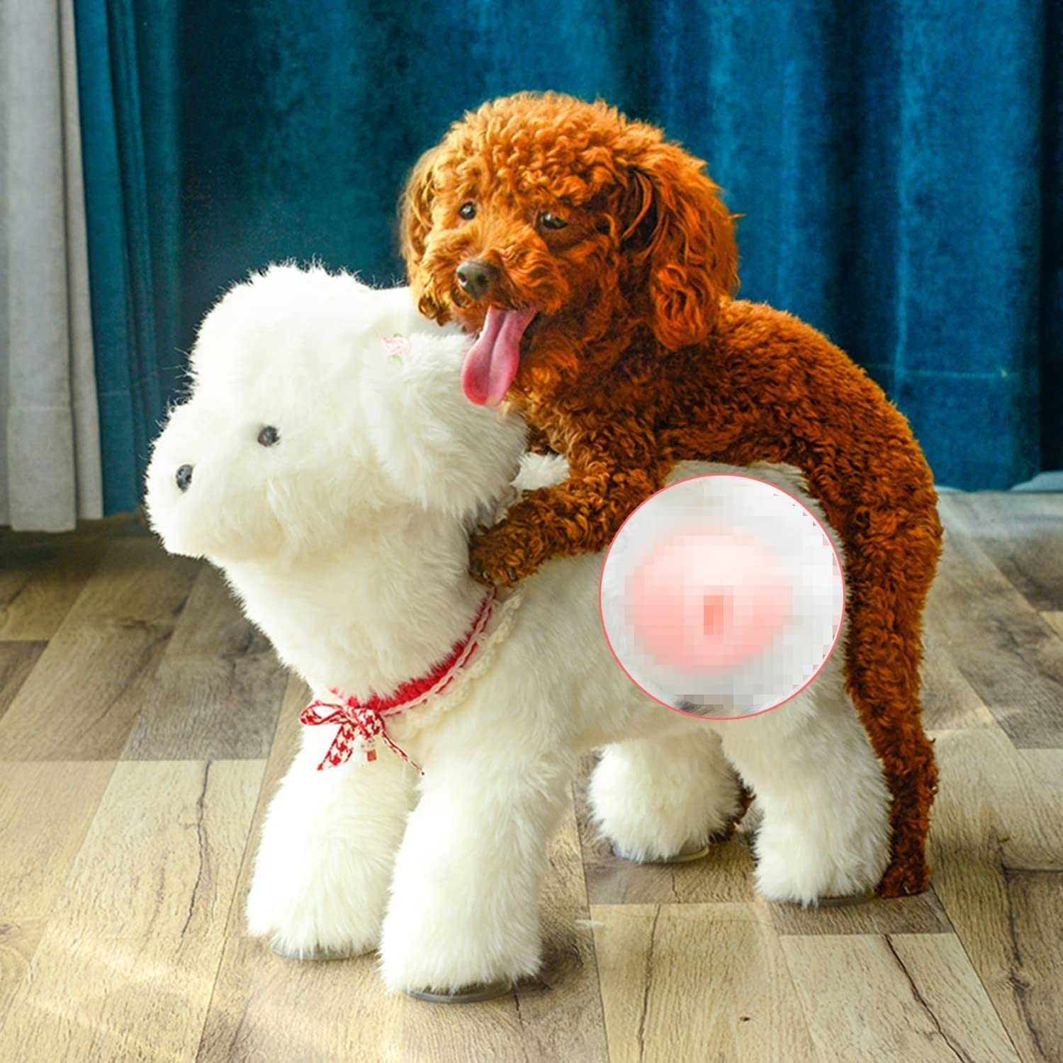 Dog Humping Toy - Soft Plush Dog Sleeping Toy for Male Dogs, Female Dog Simulation Toy for Estrus Relief (White) | Perfect for Stress Relief, Training & Playtime