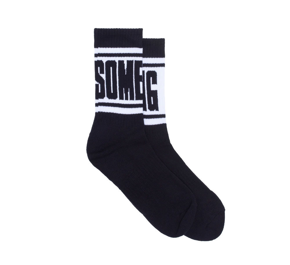Big Stripe Socks for Men & Women - Comfortable Cotton Casual Crew Socks - Perfect for Everyday Wear, Sports & Gifting