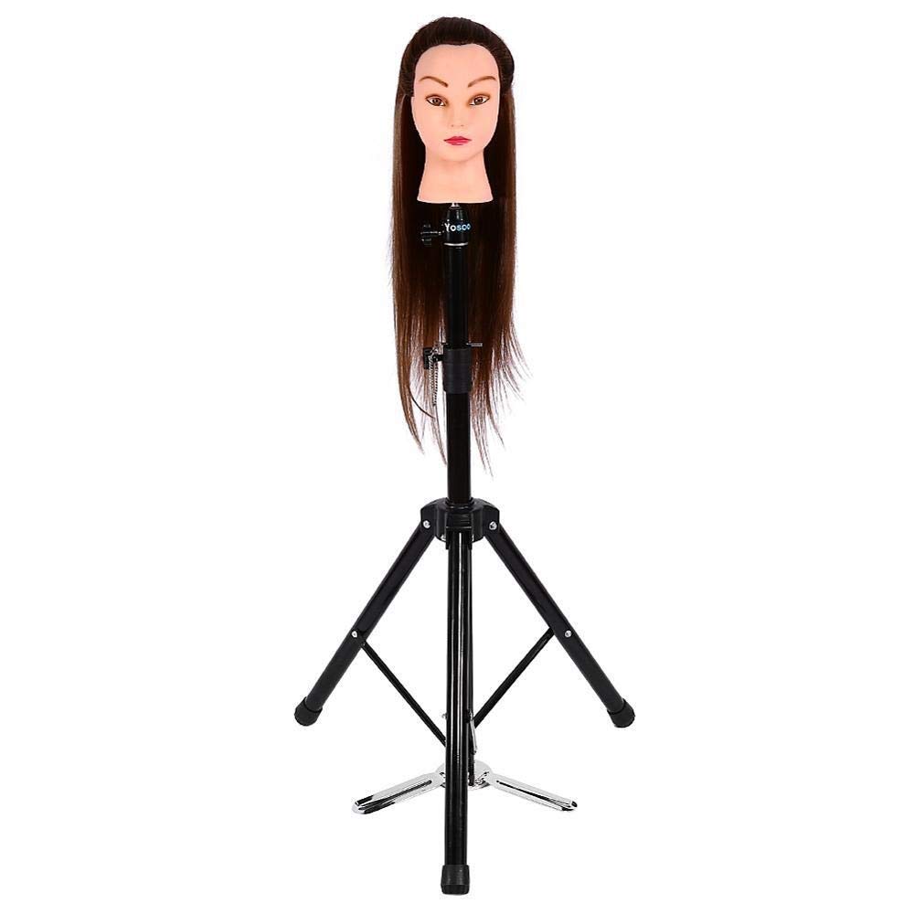 Adjustable Wig Stand Mannequin Tripod - Professional Hairdressing Training & Styling Supplies for Wigs - Perfect for Salon, Home Use & Cosplay Accessories