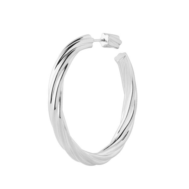 Arsiia 45mm Hoop Earrings for Women - Sterling Silver Dangle Hoops | Perfect for Everyday Wear, Parties & Gifts