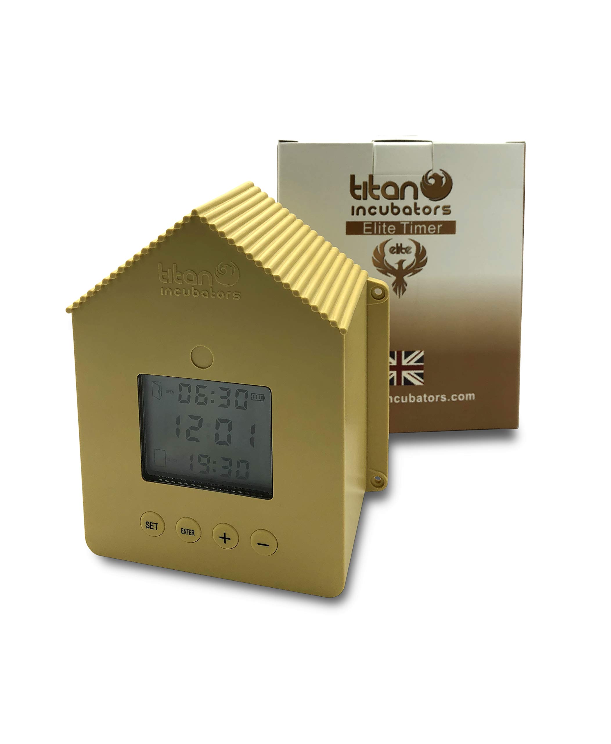 Automatic Chicken Coop Door with Timer - Solar Powered Poultry Access Control for Hens, Ducks & Small Animals | Weatherproof & Predator Proof Design for Backyard Farms & Homesteads (Ideal for Morning/Evening Routine)
