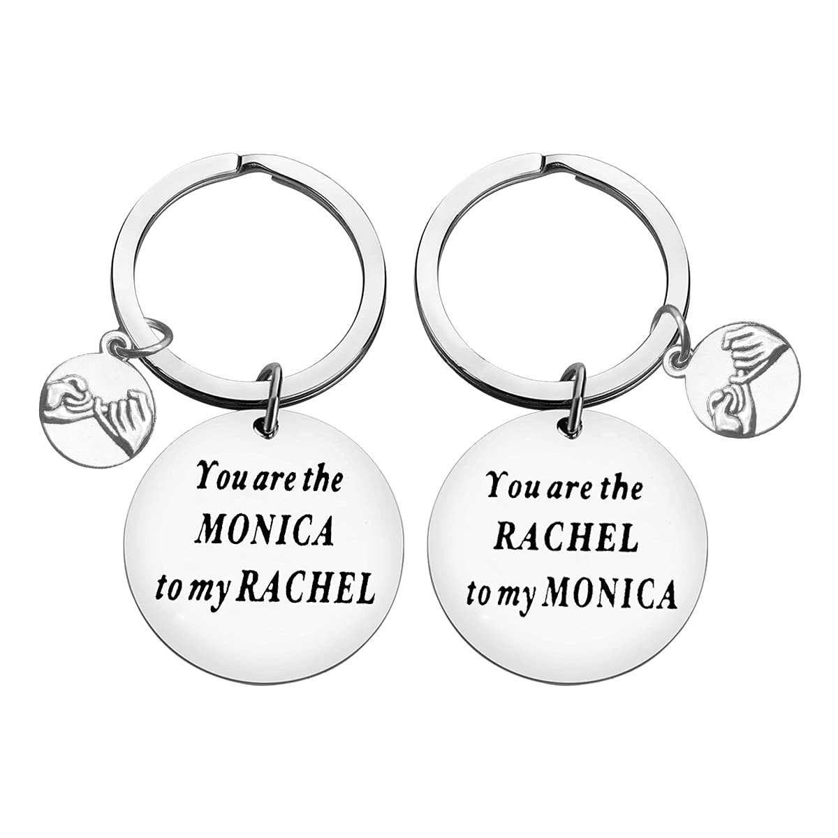 Best Friend Keychain - Cute Friendship Gifts for Women, Mothers Day, Christmas & Birthday Presents - Perfect for Best Friends, Sisters & Loved Ones | Great for Everyday Carry, Gift Giving & Special Occasions
