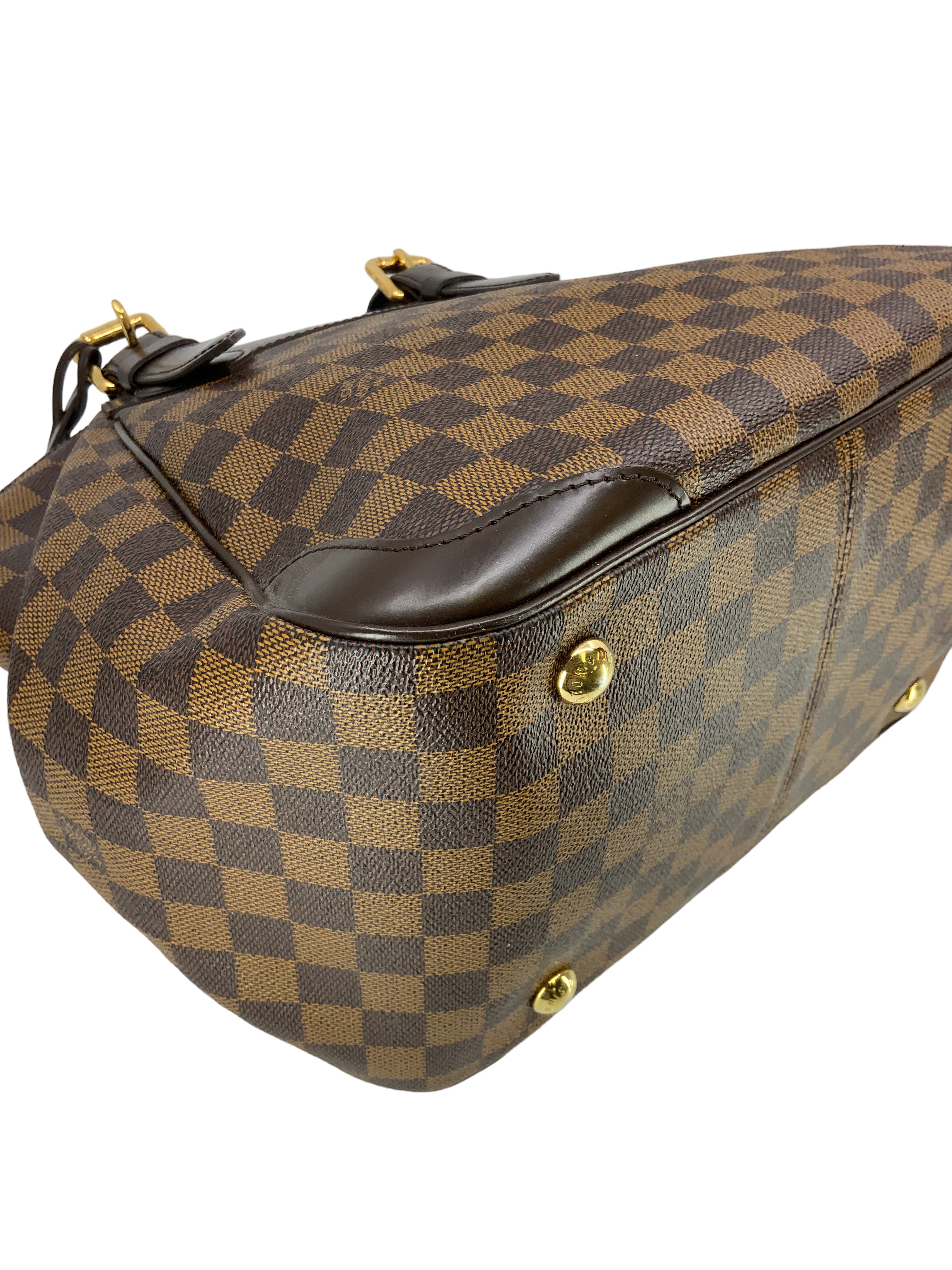 Authentic Louis Vuitton Damier Ebene Verona MM Shoulder Bag - Luxury Designer Handbag for Women | Perfect for Work, Travel & Everyday Use