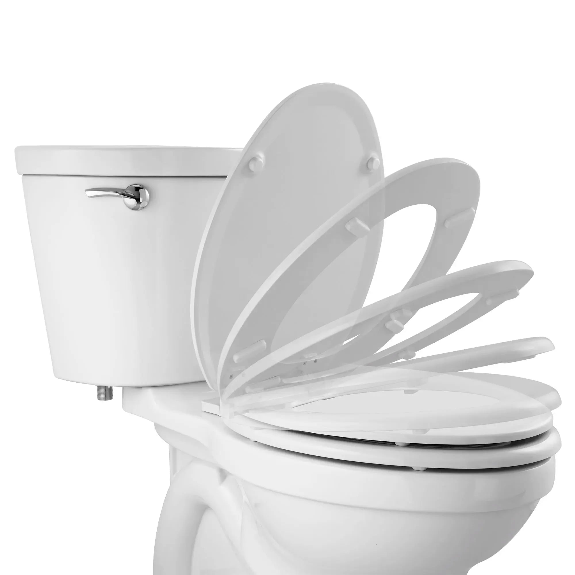 Premium Slow Close & Easy Lift Off Elongated Wood Toilet Seat - Durable, Comfortable & Hygienic Bathroom Upgrade for Home & Commercial Use