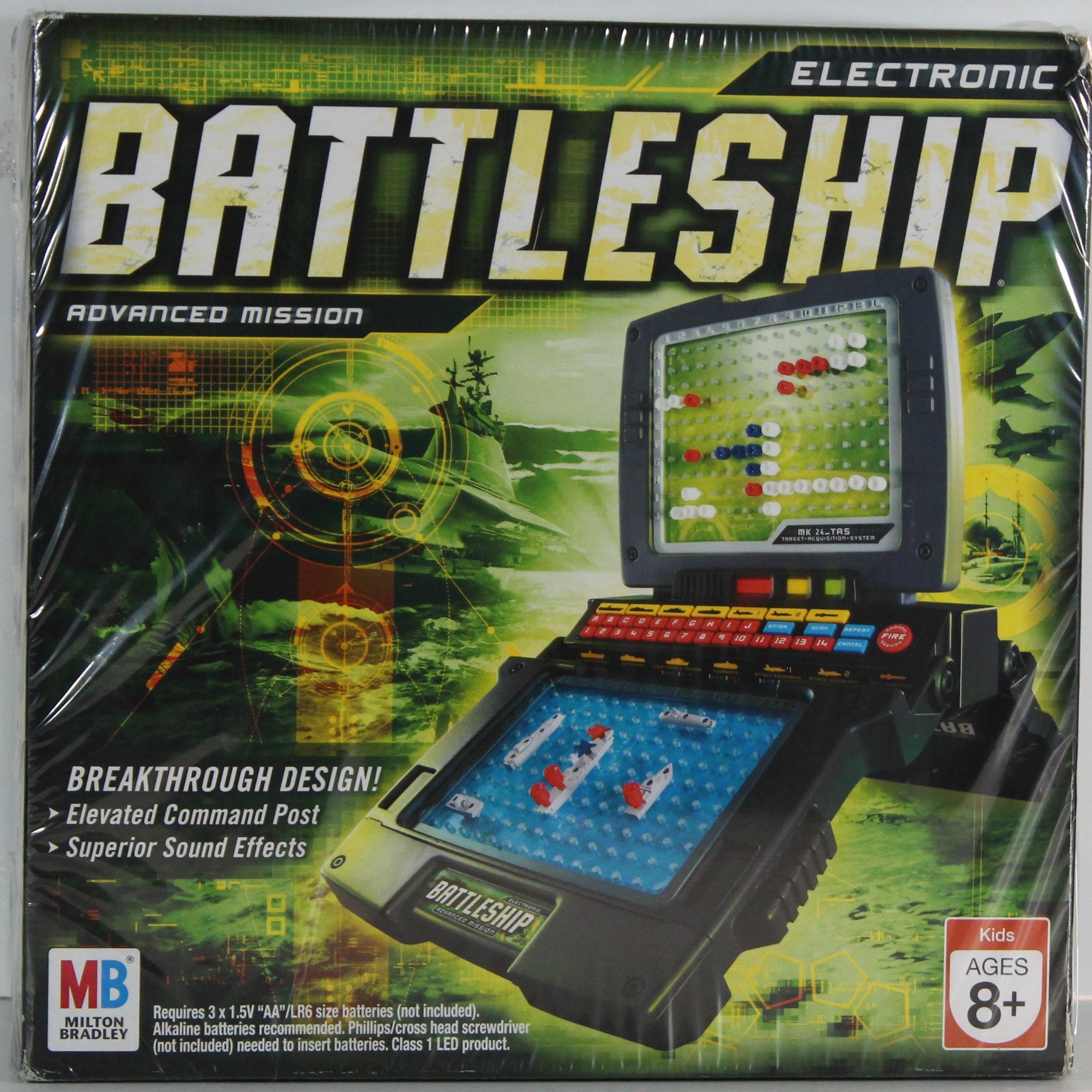 Hasbro Electronic Battleship Advanced Mission - Strategy Board Game for Kids & Adults - Perfect for Family Game Nights & Party Entertainment