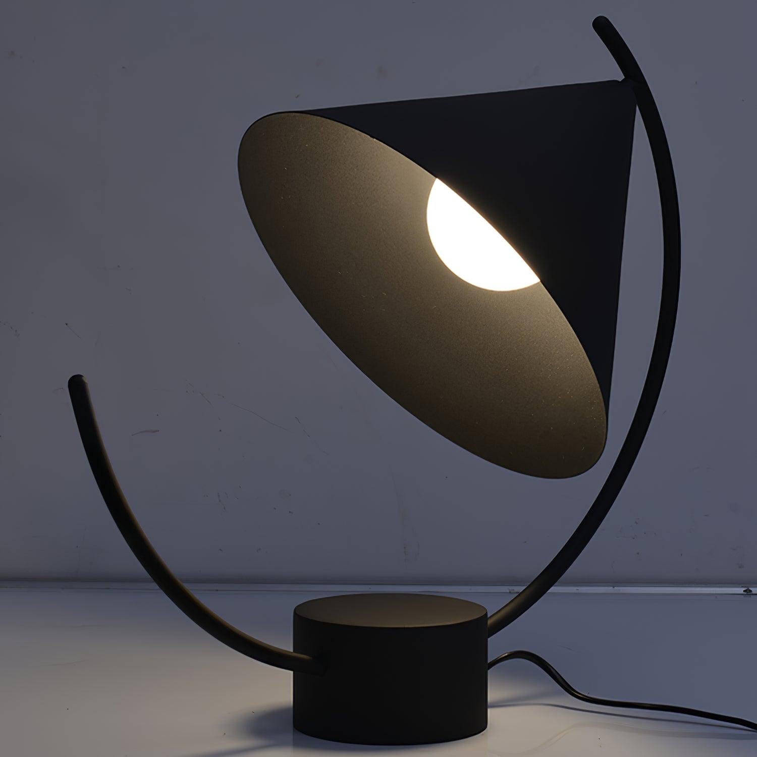 Modern Meridian Table Lamp - Adjustable Brightness LED Desk Light for Home Office, Bedroom & Reading | Warm White & Cool White Light Modes