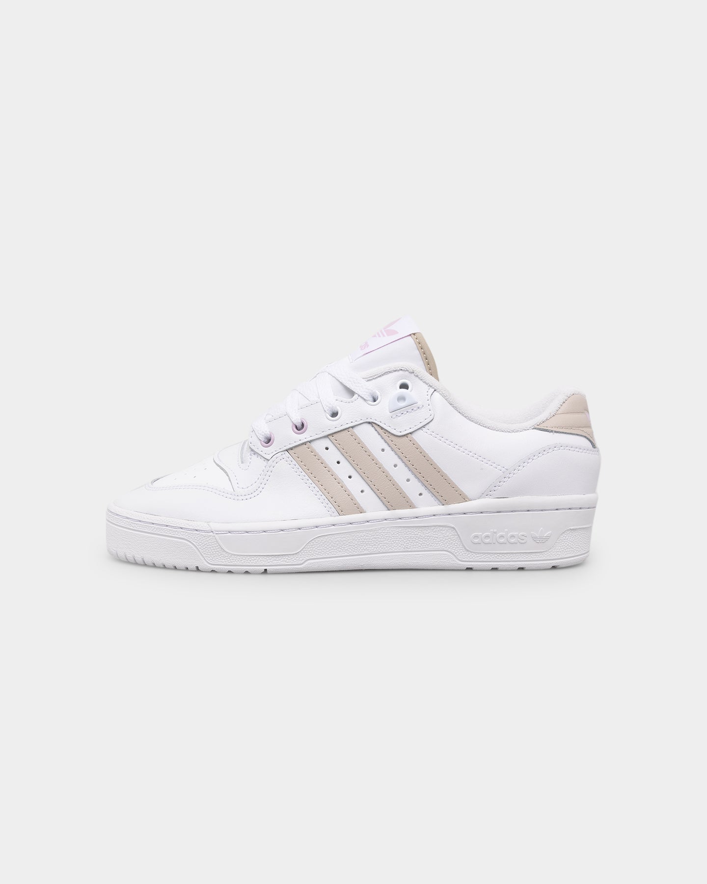 Adidas Women's Rivalry Low Sneakers - White/Wonder Beige Casual Shoes for Women | Perfect for Gym, Running & Everyday Wear