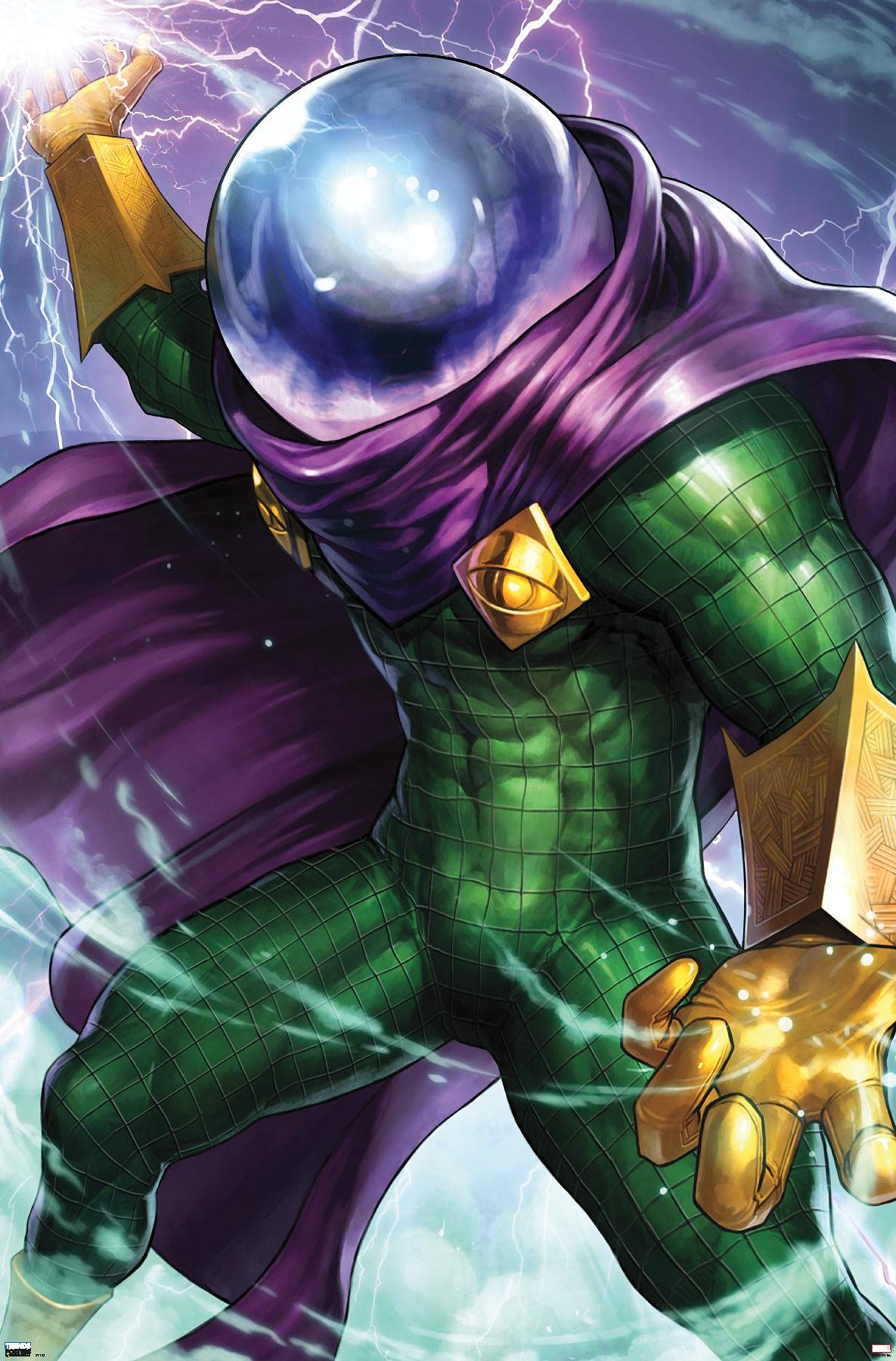 Marvel Comics Mysterio Miles Morales Spider-Man #6 Wall Poster 22.4x14.7 Inches - Premium Unframed Superhero Decor for Bedroom, Game Room & Office