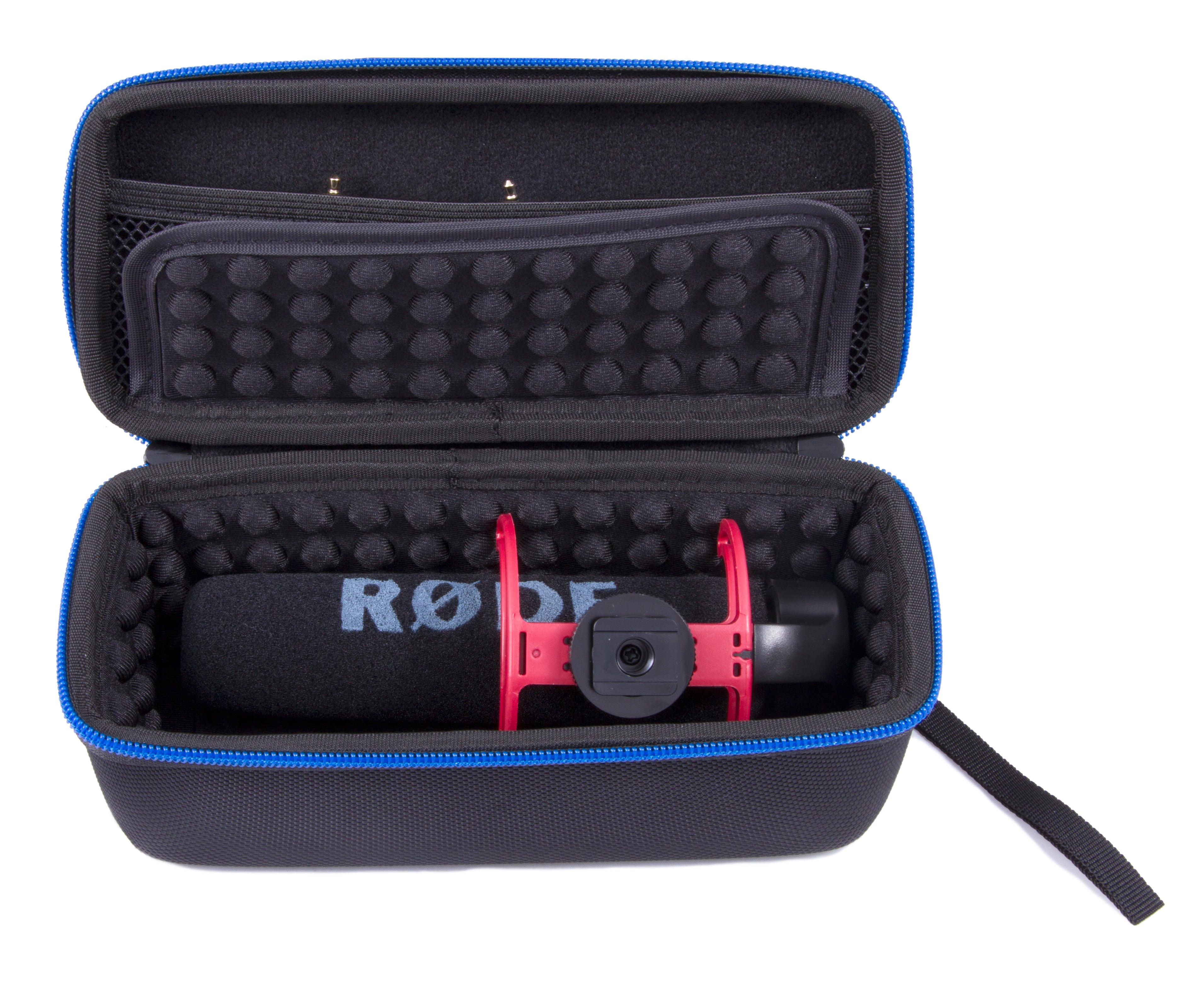 CASEMATIX Travel Case for Rode VMGO VideoMic GO & Camera Microphone - Protective Storage with 3.5mm Patch Cable | Perfect for Vlogging, Travel & Outdoor Recording