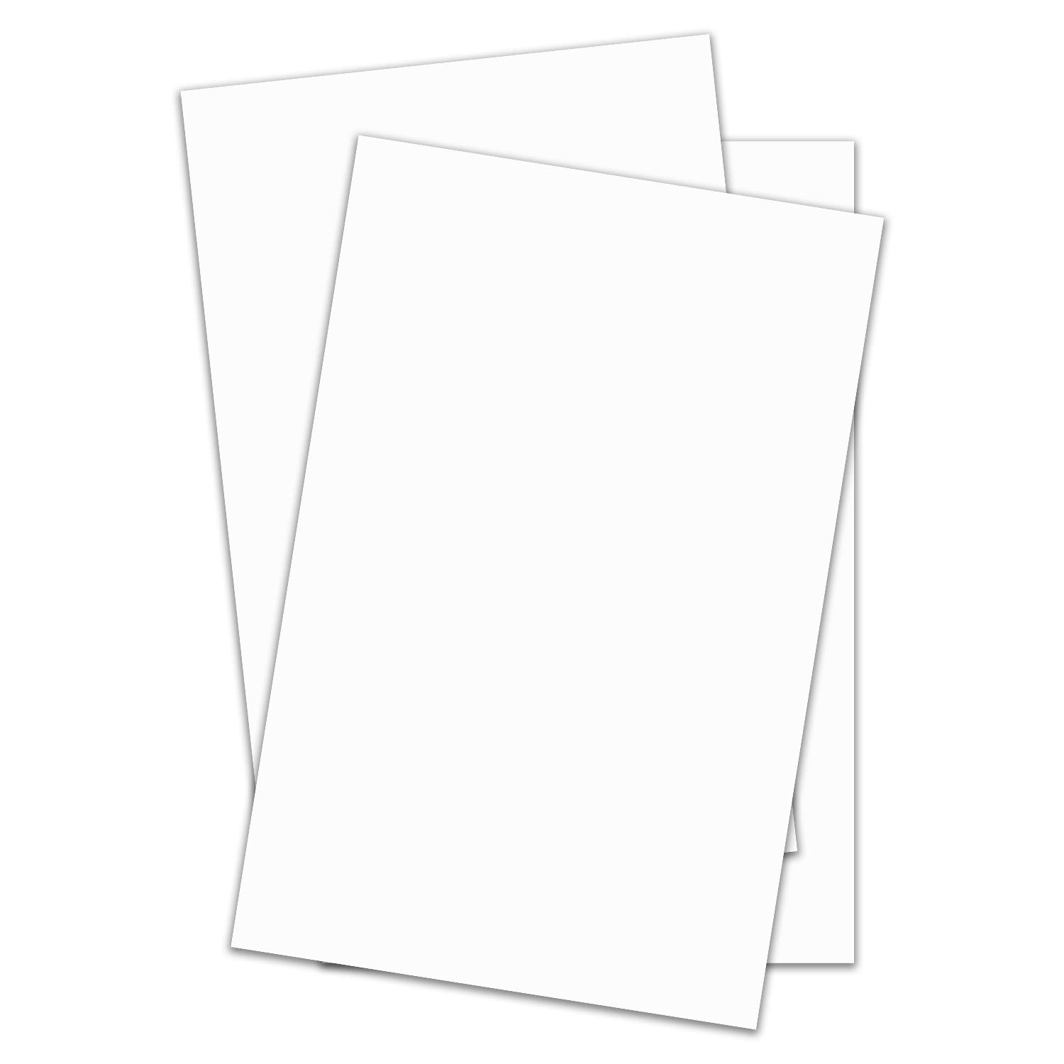 Premium White Silk Matt Card Stock 130lb Cover (350gsm) - 50 Sheets 11
