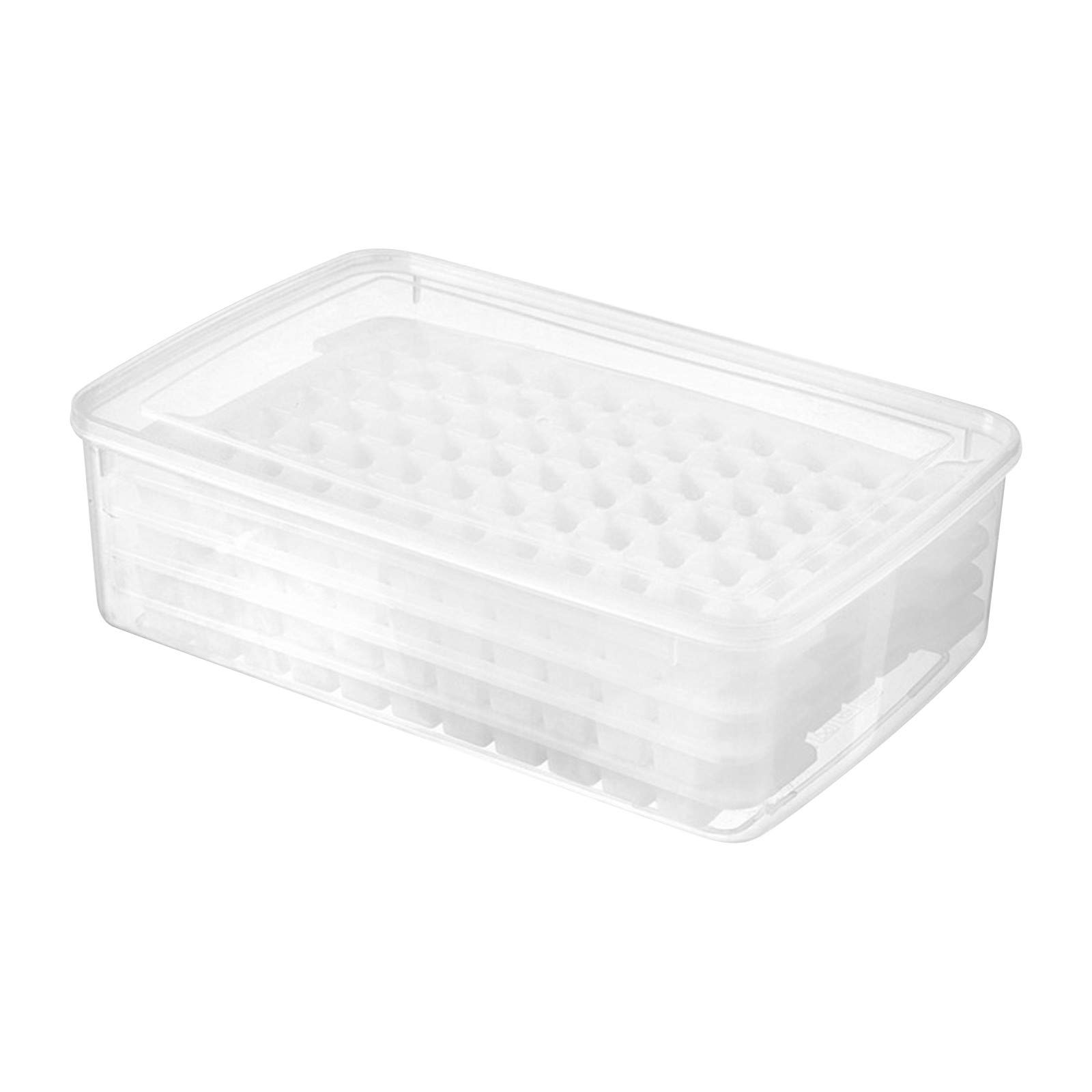 Charella Multi-Layer Ice Cube Tray - BPA-Free Plastic Ice Mold for Cocktails, Drinks & Beverages | Perfect for Summer Parties, Home Bars & Refrigerator Use