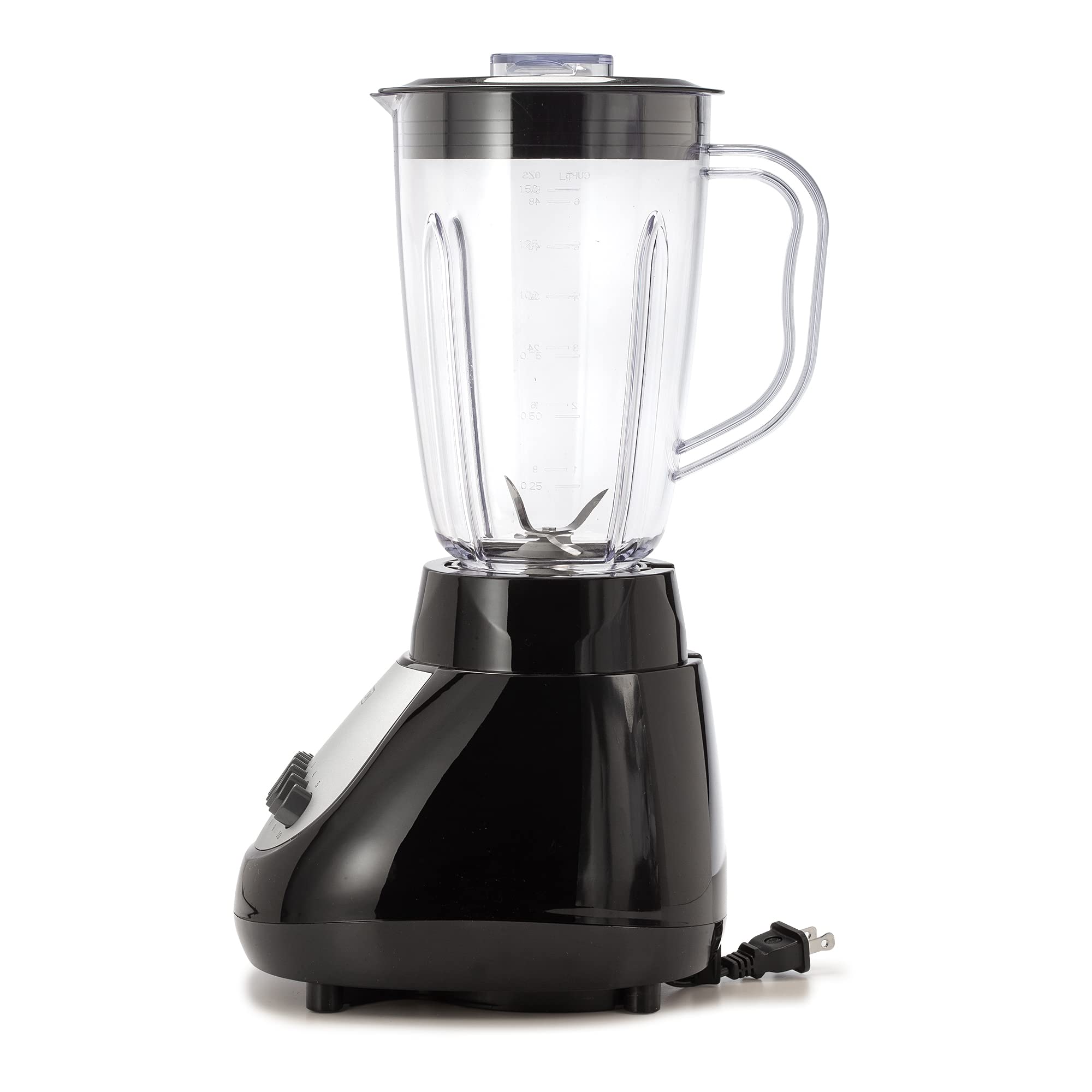 Dominion D4001BP 48oz Black Countertop Blender - High Speed Smoothie Maker for Shakes, Purees & Frozen Drinks - Perfect for Kitchen, Bar & Healthy Lifestyle