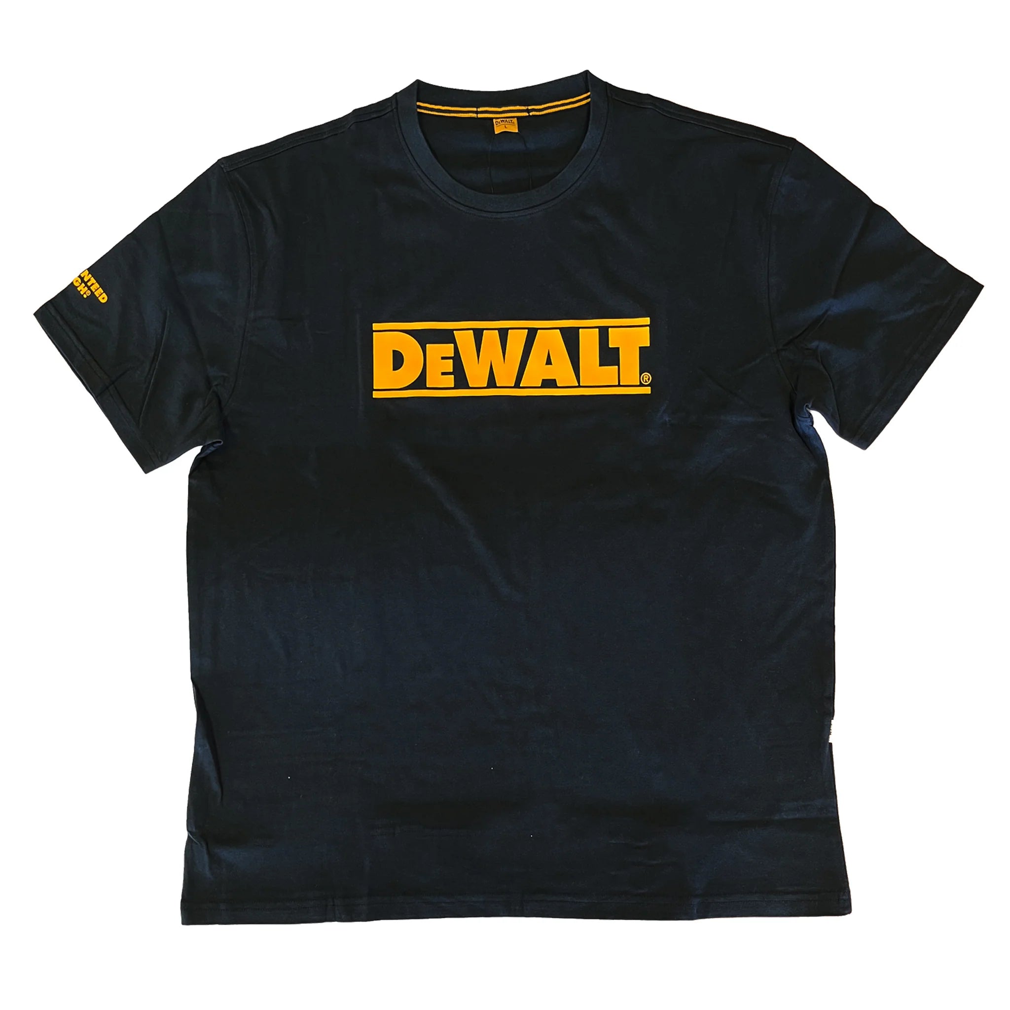 DeWalt Men's Short Sleeve Work T-Shirt - Durable Cotton Construction for Construction & DIY Projects - Comfortable Workwear for Job Sites & Home Improvement