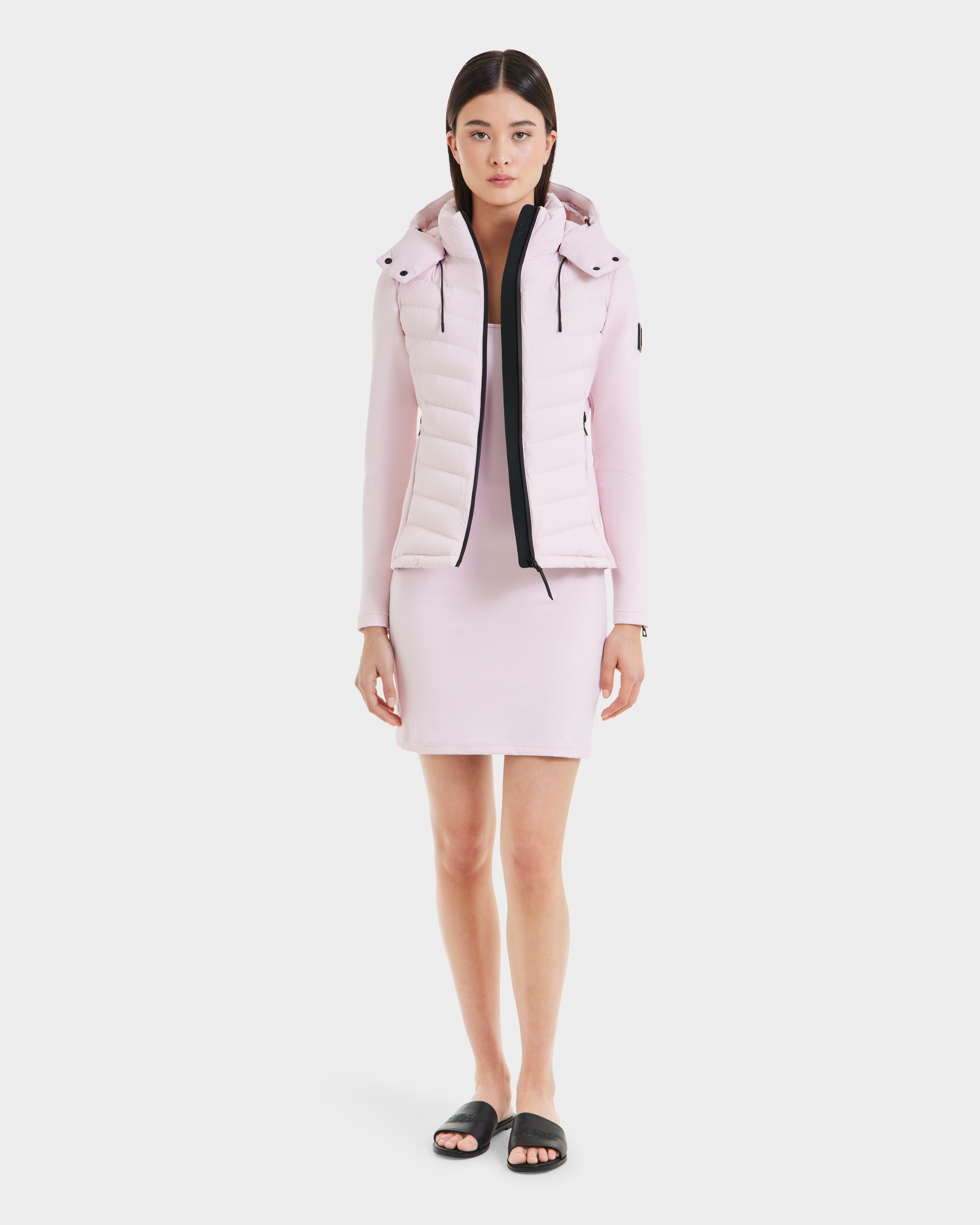 MALYA M L125036 Light Pink Women's Dress - Elegant & Comfortable for Parties, Weddings & Special Occasions
